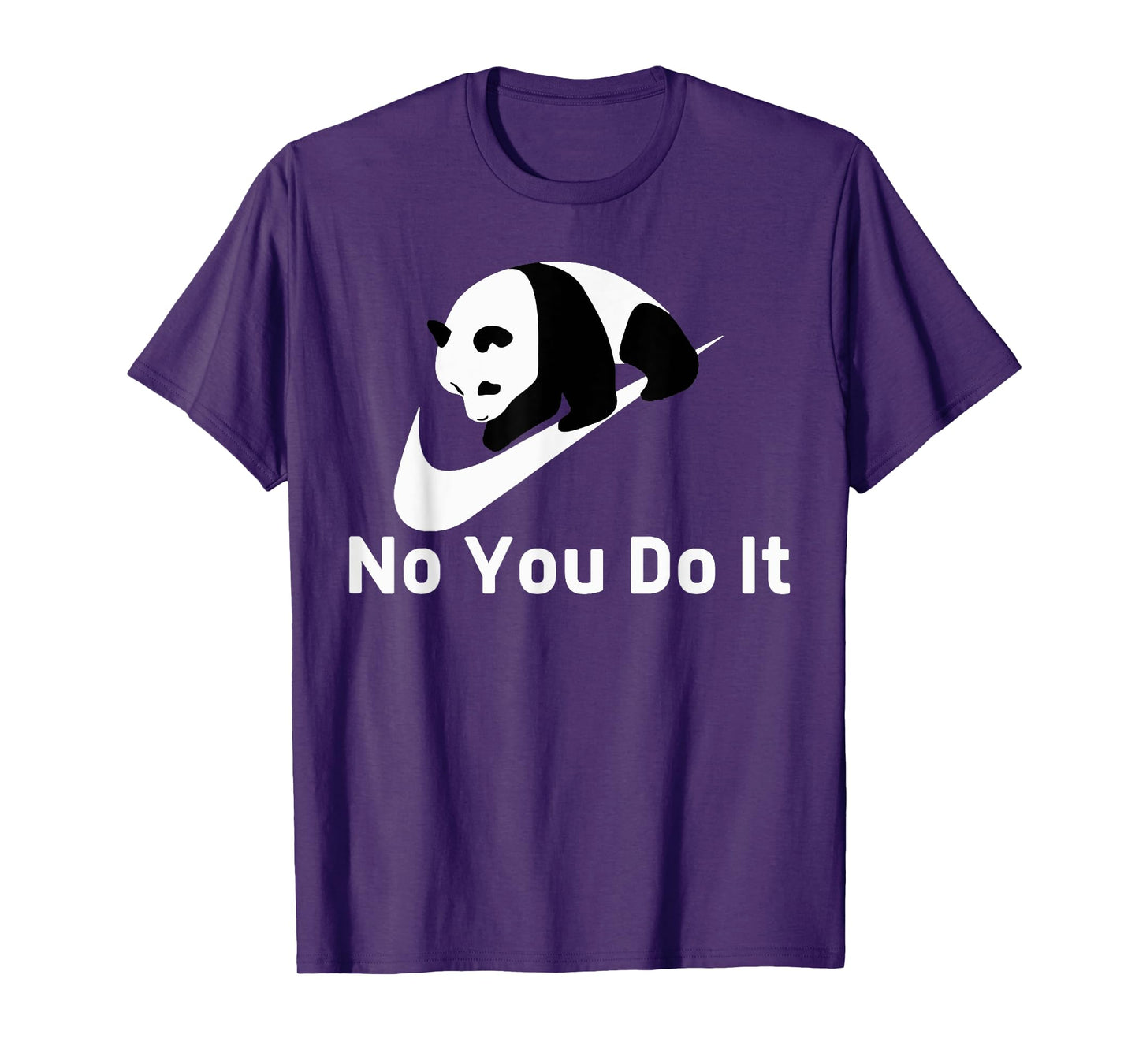 Vintage Funny Lazy Panda No You Do It Retro Cute Panda T-Shirt