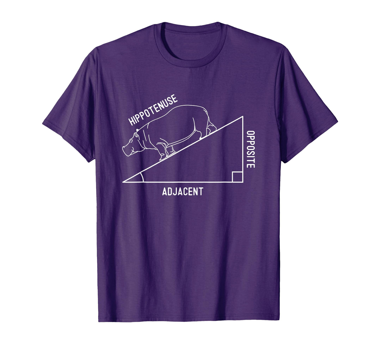 Hippotenuse - Funny Math Humor Hypotenuse Teacher Joke Men Women Girls Kids T-Shirt