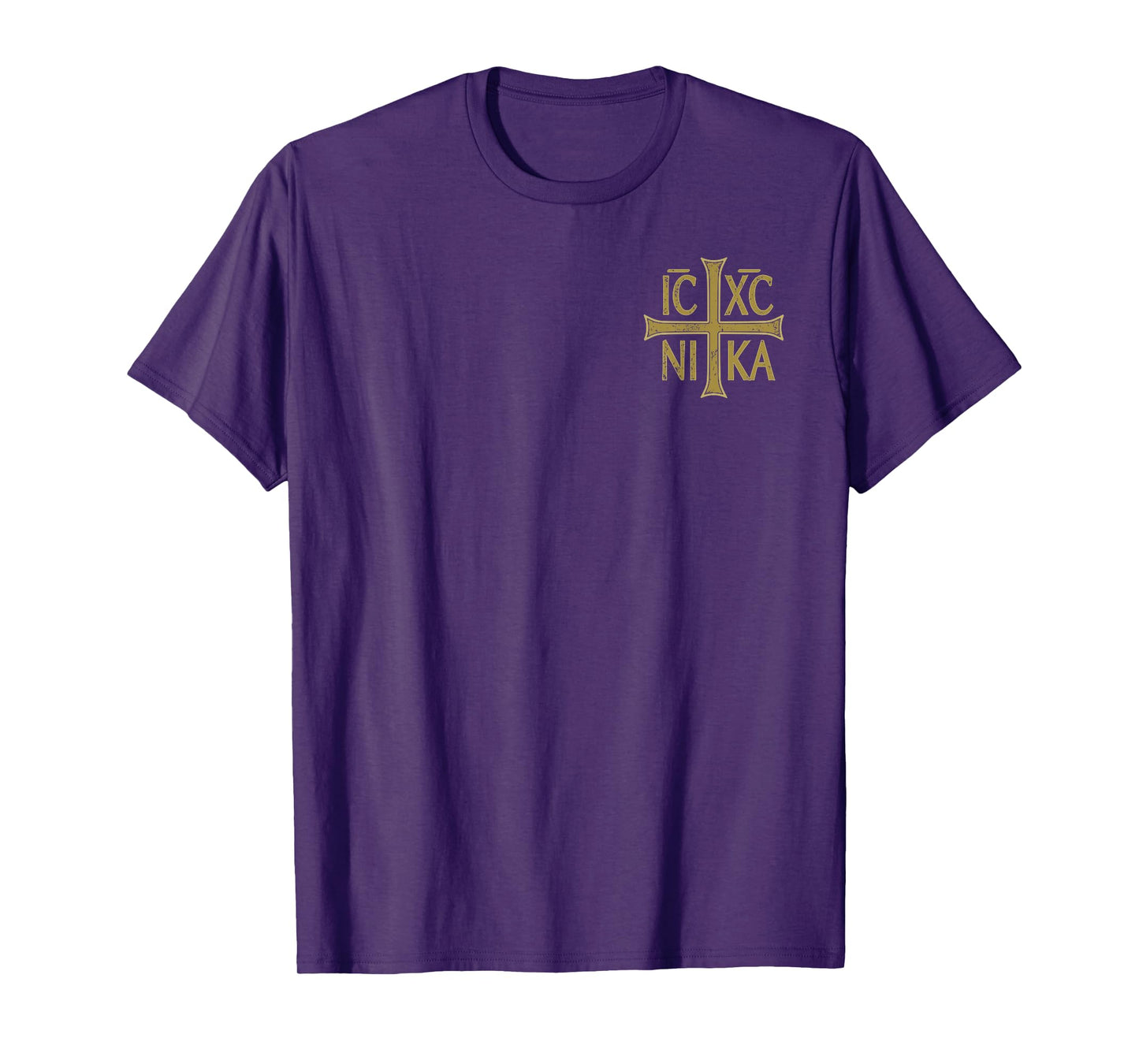 ICXC NIKA Christogram Cross Orthodox Christian Discreet T-Shirt