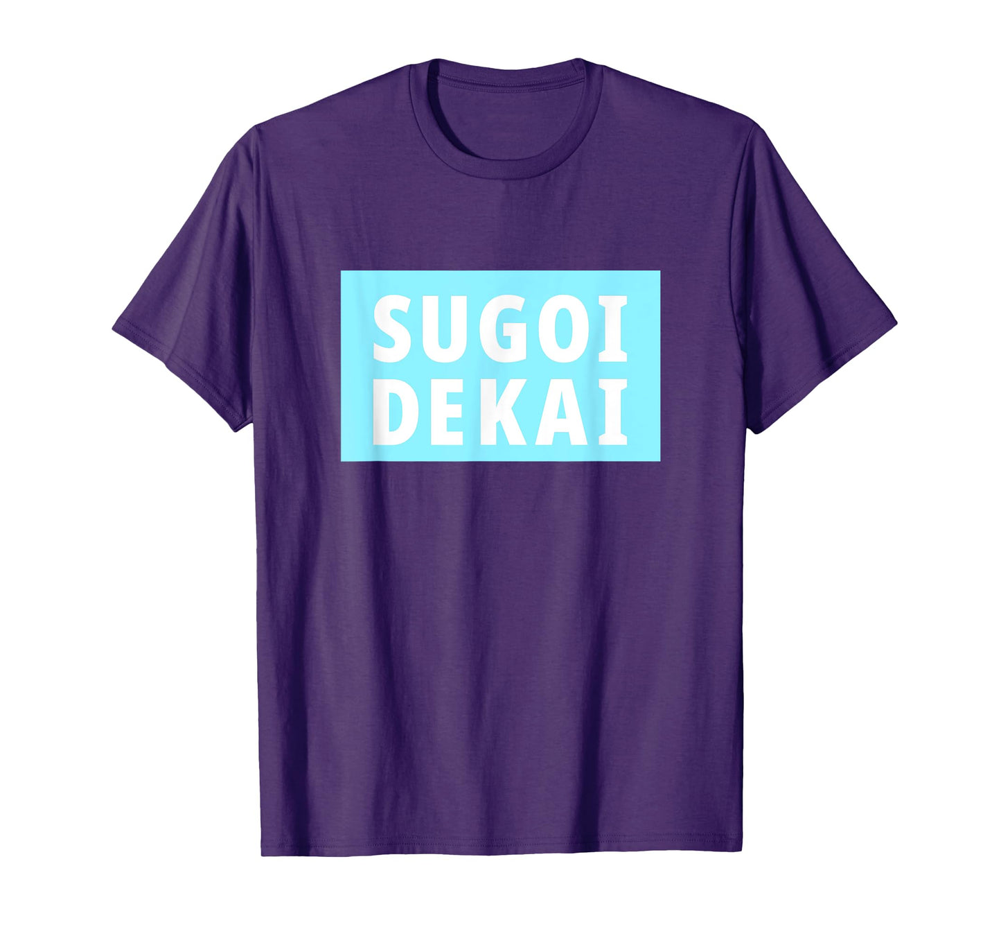 Sugoi Dekai Baby Blue Color Swap Anime Cosplay T-Shirt