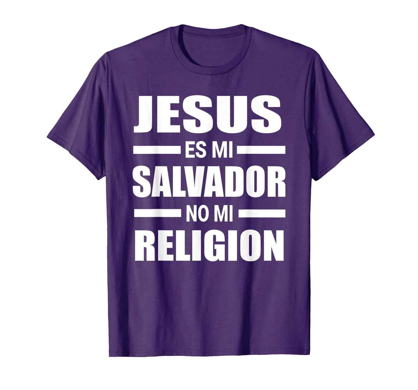 Jesus Es Mi Salvador No Mi Religion Christian Spanish Bible T-Shirt