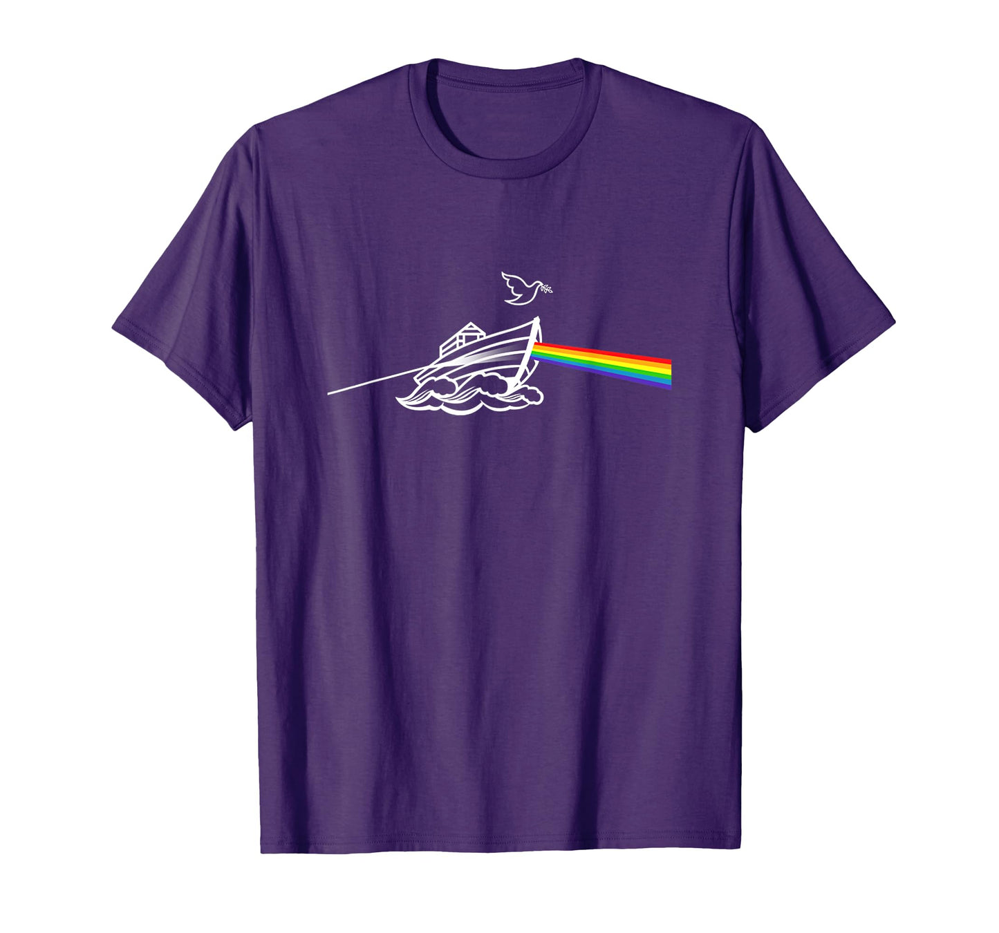 Noah's Ark I Noah Guy Jesus Christ Rainbow LGBT Music T-Shirt