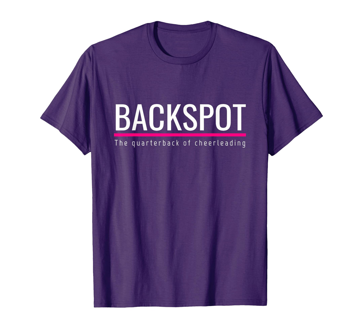 Cheer Backspot The Quarterback of Cheerleading T-Shirt