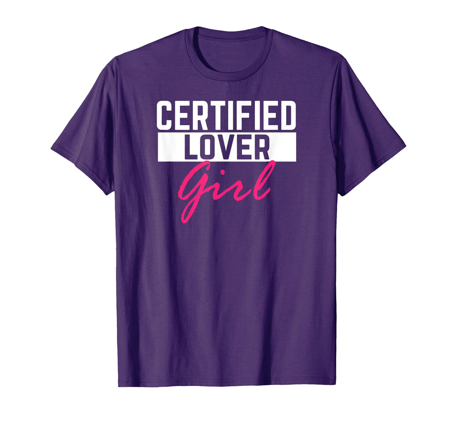 Certified Lover Girl - Fitness Gym Lover Yoga Girl T-Shirt