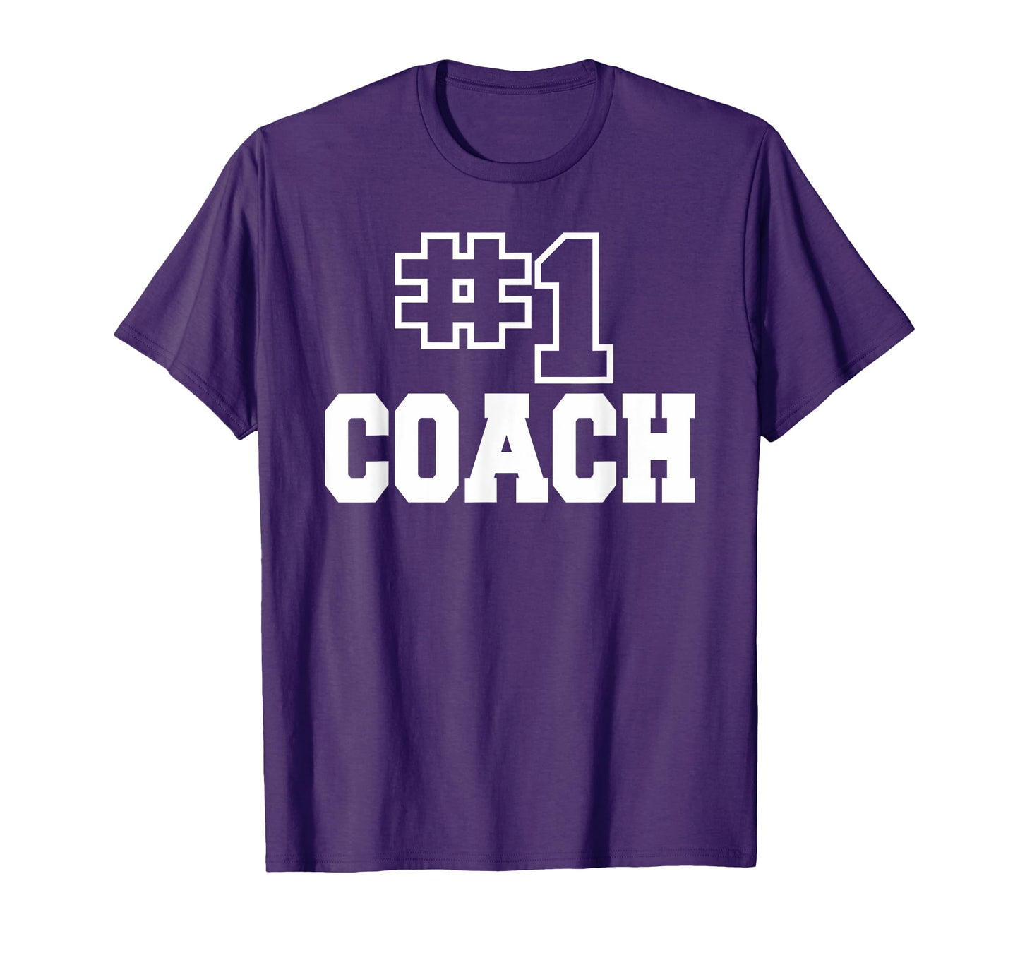 Number One Coach No. 1 Manager Sports Teacher Highschool T-Shirt