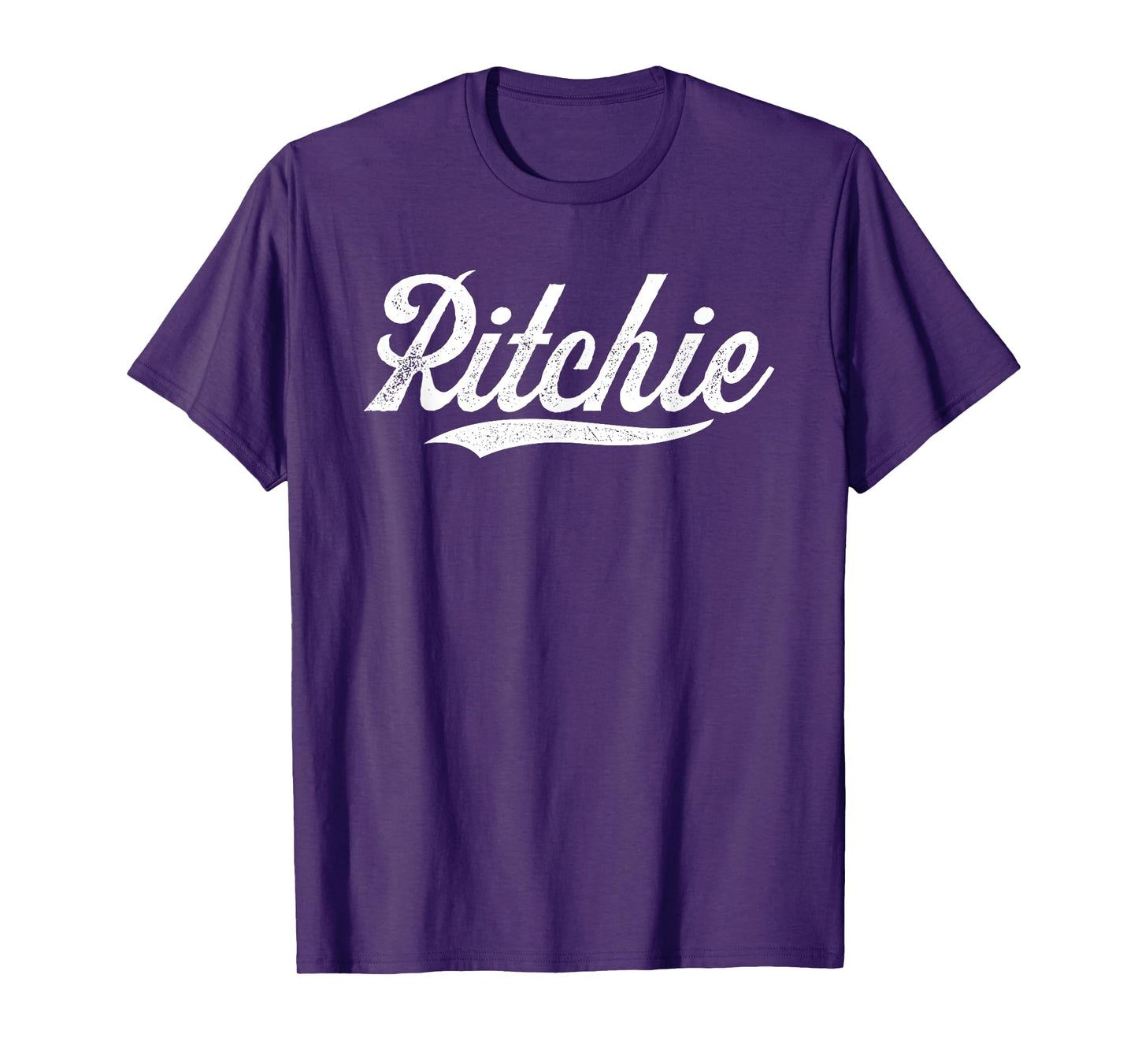 Distressed Script JR Ritchie Prospect Baseball Fan Gear T-Shirt