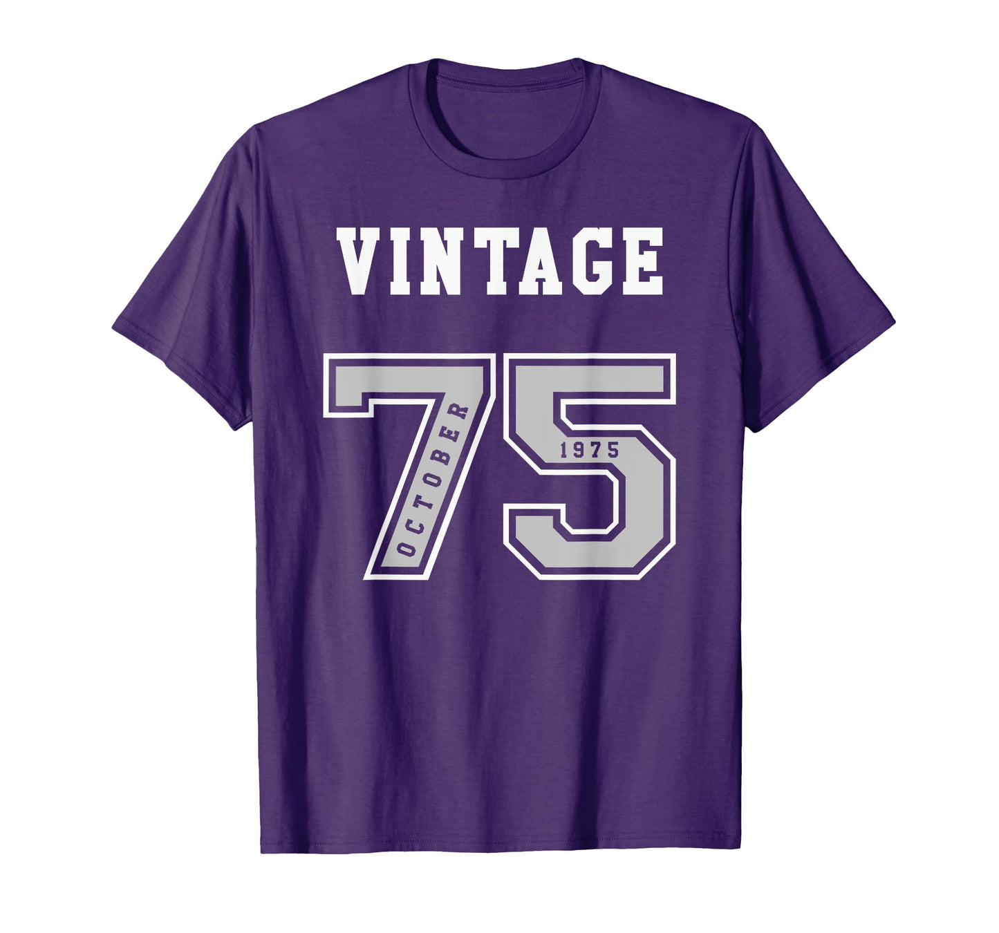 OCTOBER 1975 - BIRTHDAY VINTAGE JERSEY - 75 BIRTHDAY GIFT T-Shirt