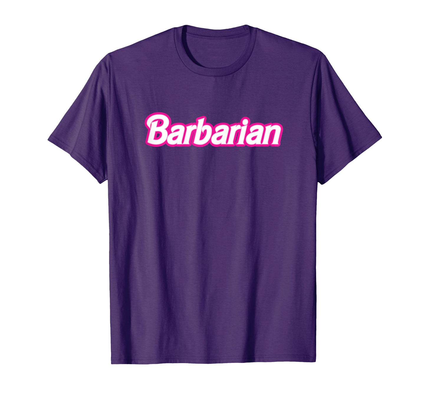 Love The Pink Barbarian Pink Retro T-Shirt