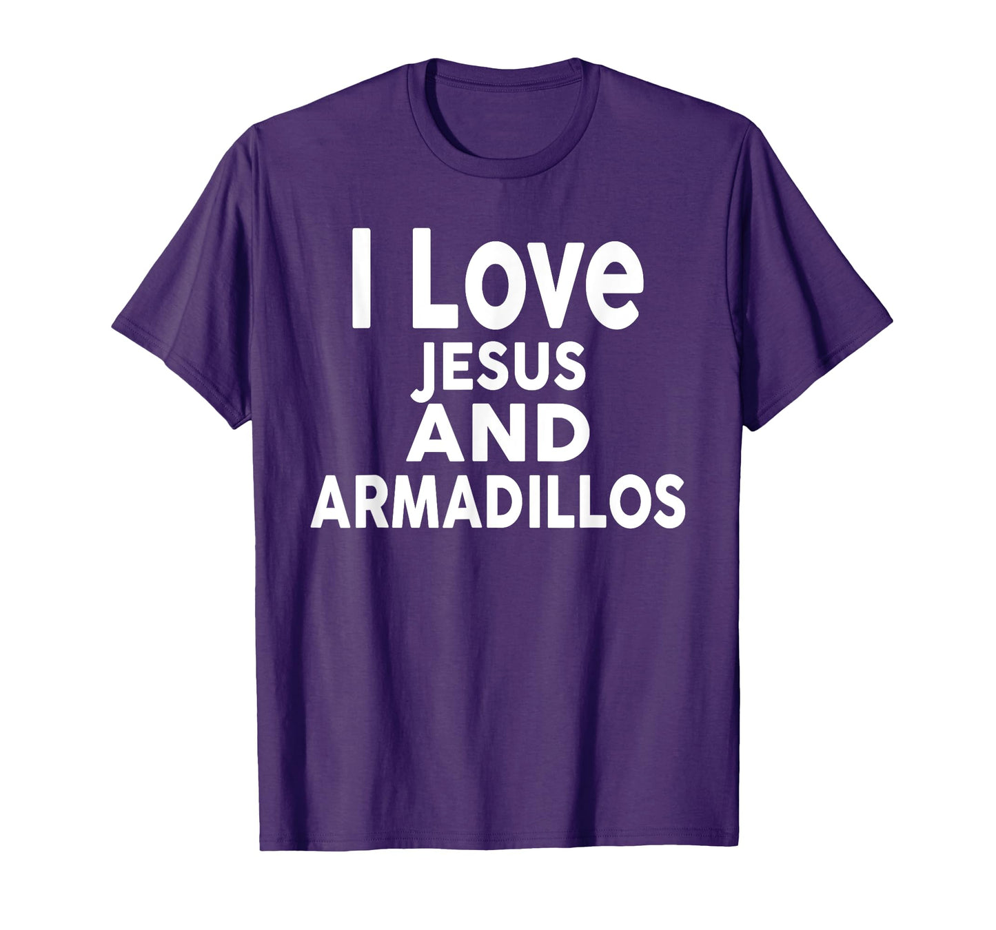 I Love Jesus and ARMADILLOS T-Shirt Funny ARMADILLO T-Shirt