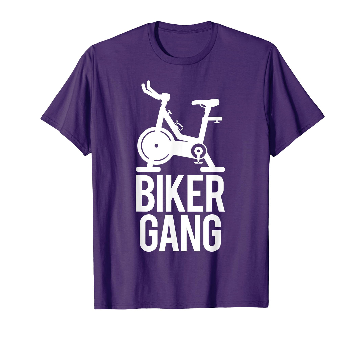 Biker Gang Funny Spin Saying Gym Workout Spinning Class T-Shirt