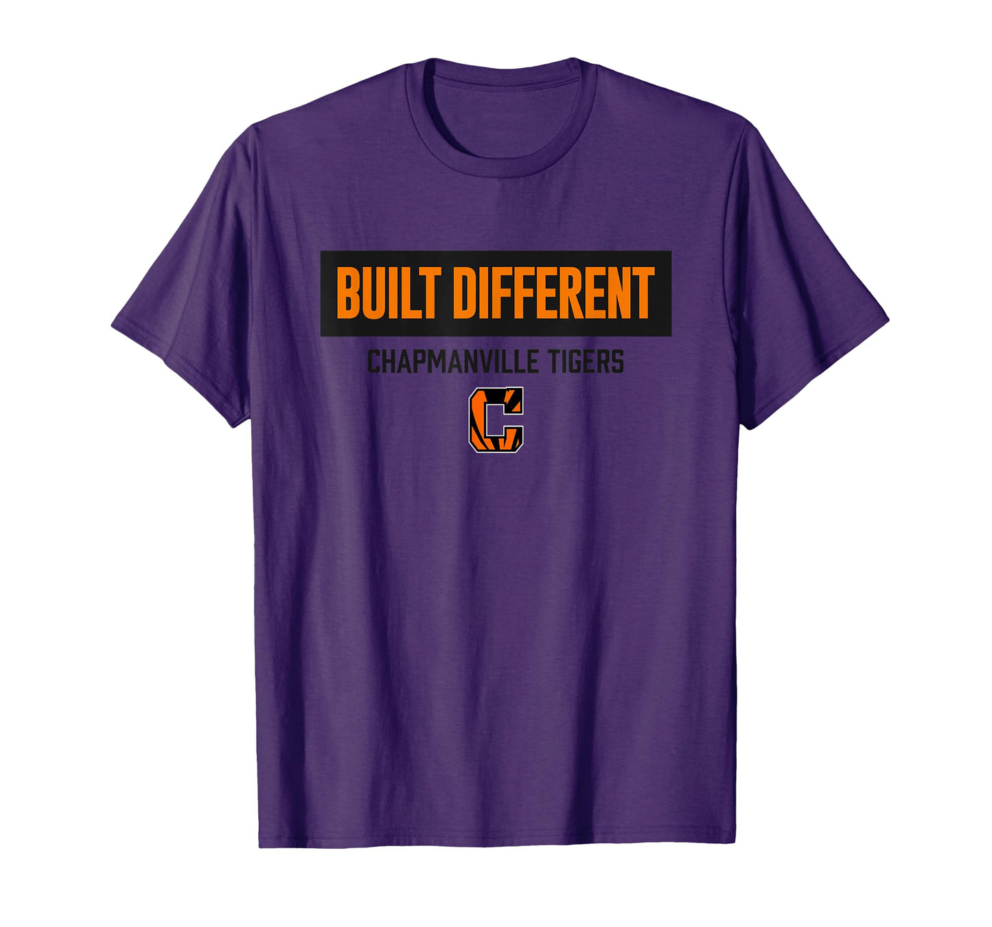Chapmanville Tigers Logo Built Different HS T-Shirt