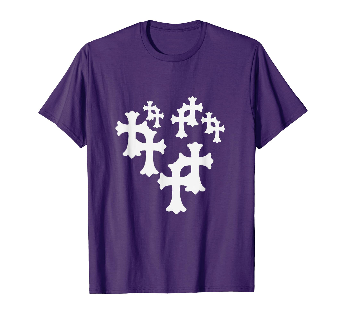 Y2K Cross Heart Design T-Shirt