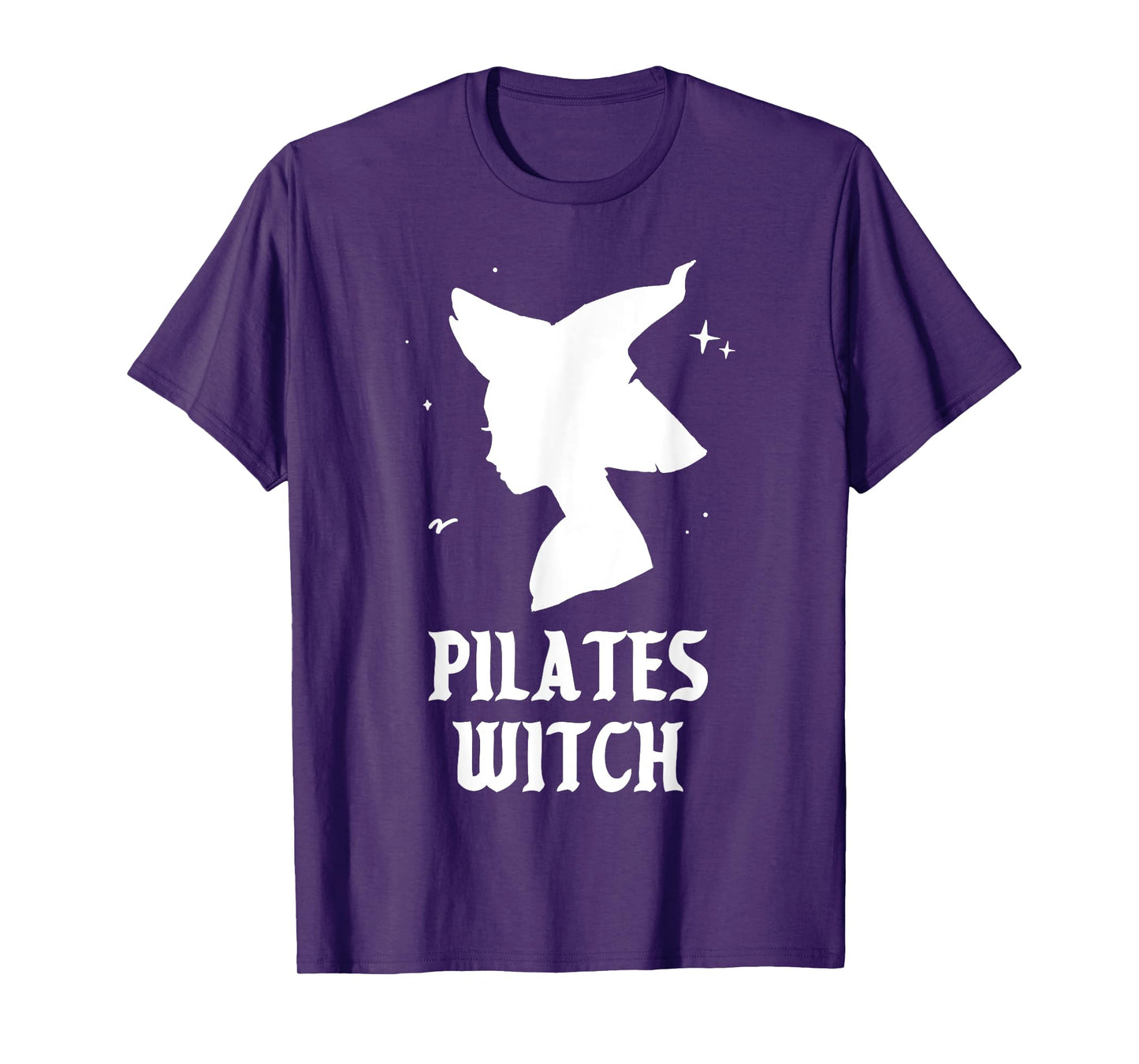 Pilates Witch Instructor Spooky Vibes Gym Halloween Costume T-Shirt