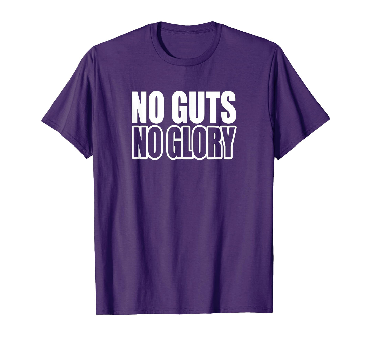 NO GUTS NO GLORY D821 Gym Fitness Workout Bodybuilding Tee T-Shirt