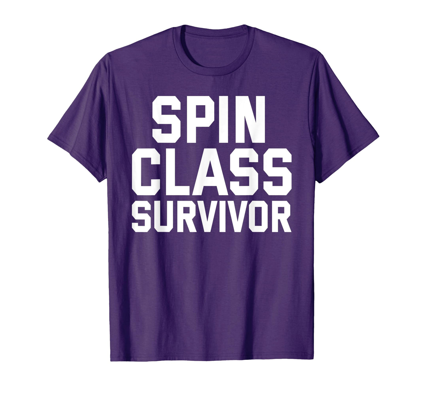 Spin Class Survivor Funny Spinning Spin Class Workout Gift T-Shirt