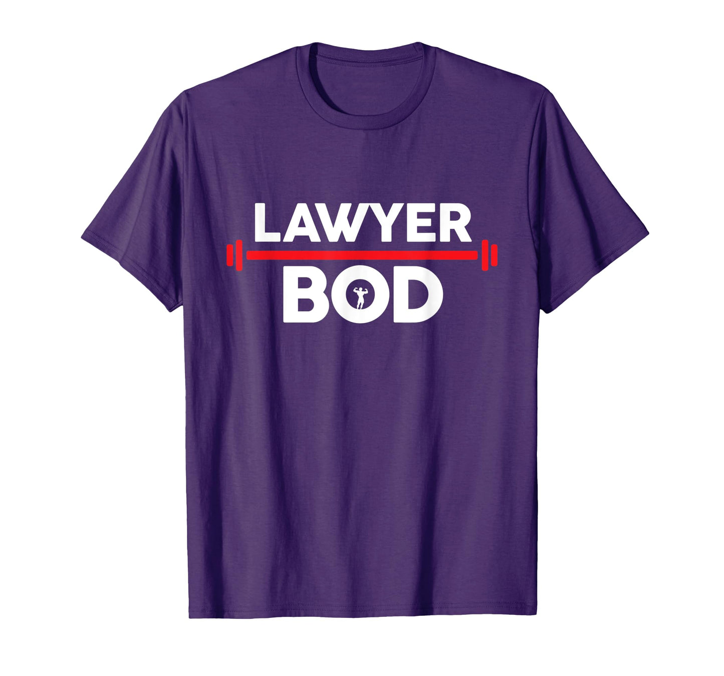 Lawyer Bod, Funny Gag Gift Gym Exercise Graphic Attorney T-Shirt