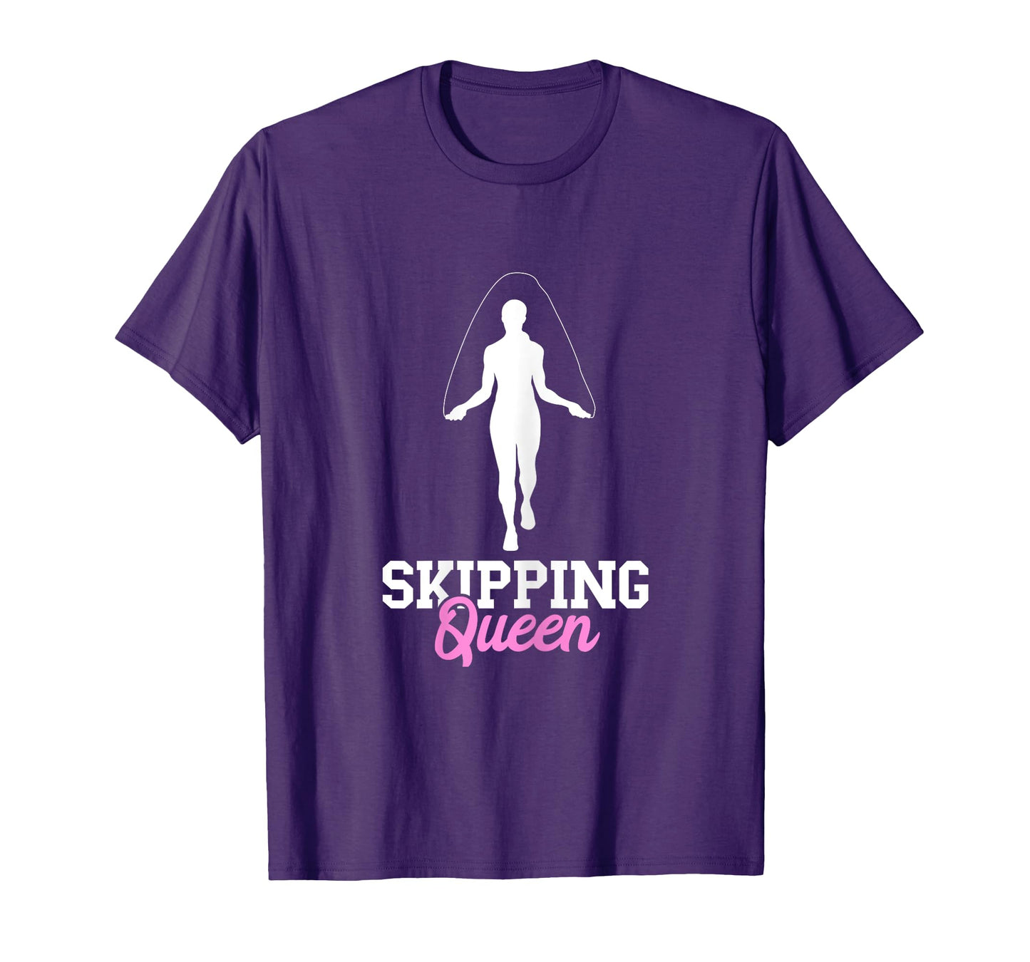Skipping Queen Rope Jumping Cardio Jump Rope Workout Gym T-Shirt