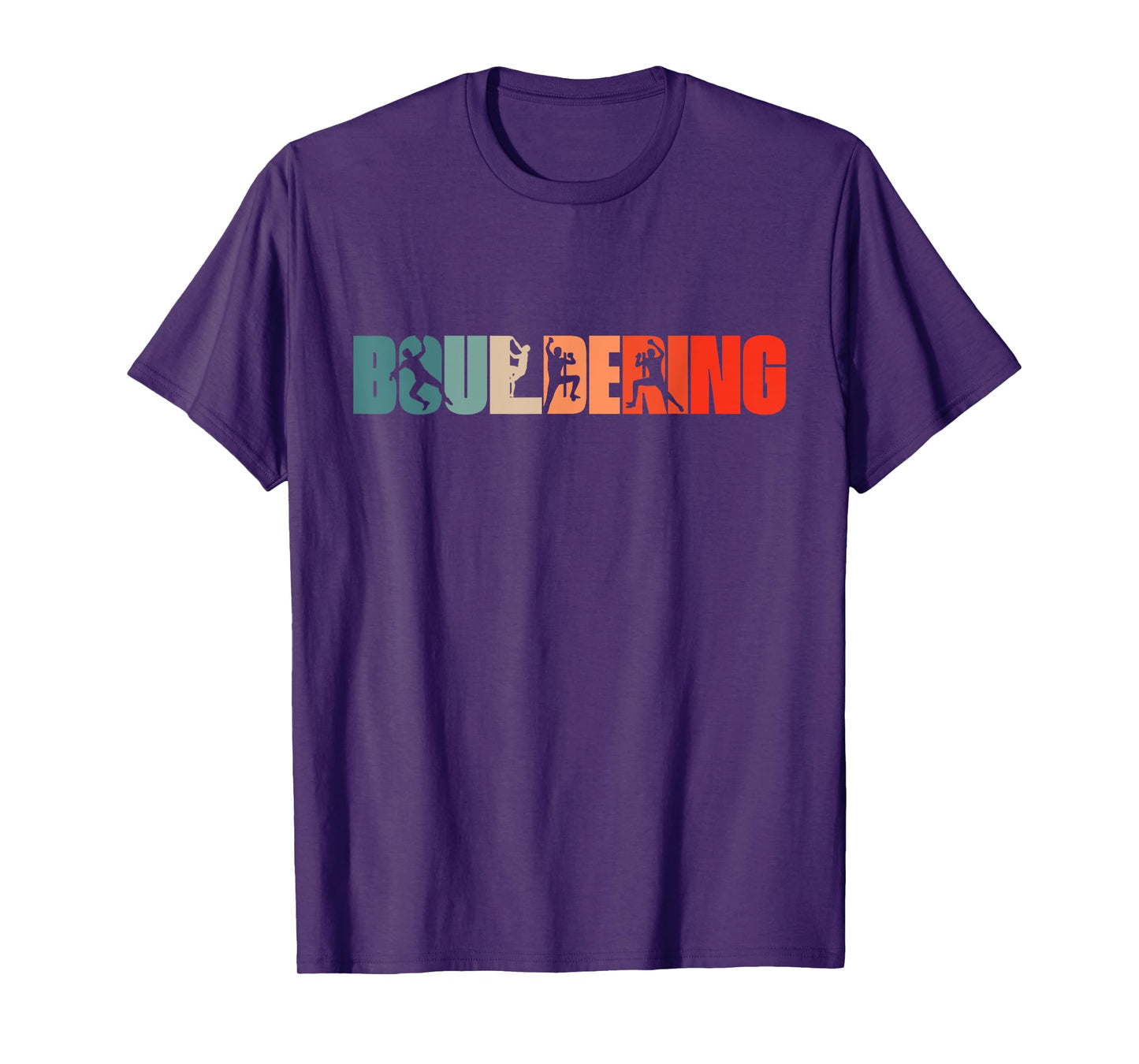 Retro Bouldering Climbing - Vintage Climber Bouldering T-Shirt
