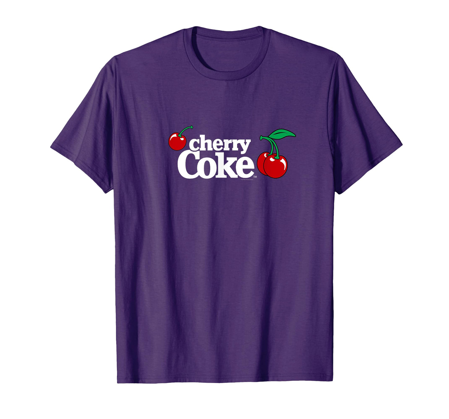 Coca-Cola Very Cherry Red & White Cherry Coke Logo T-Shirt