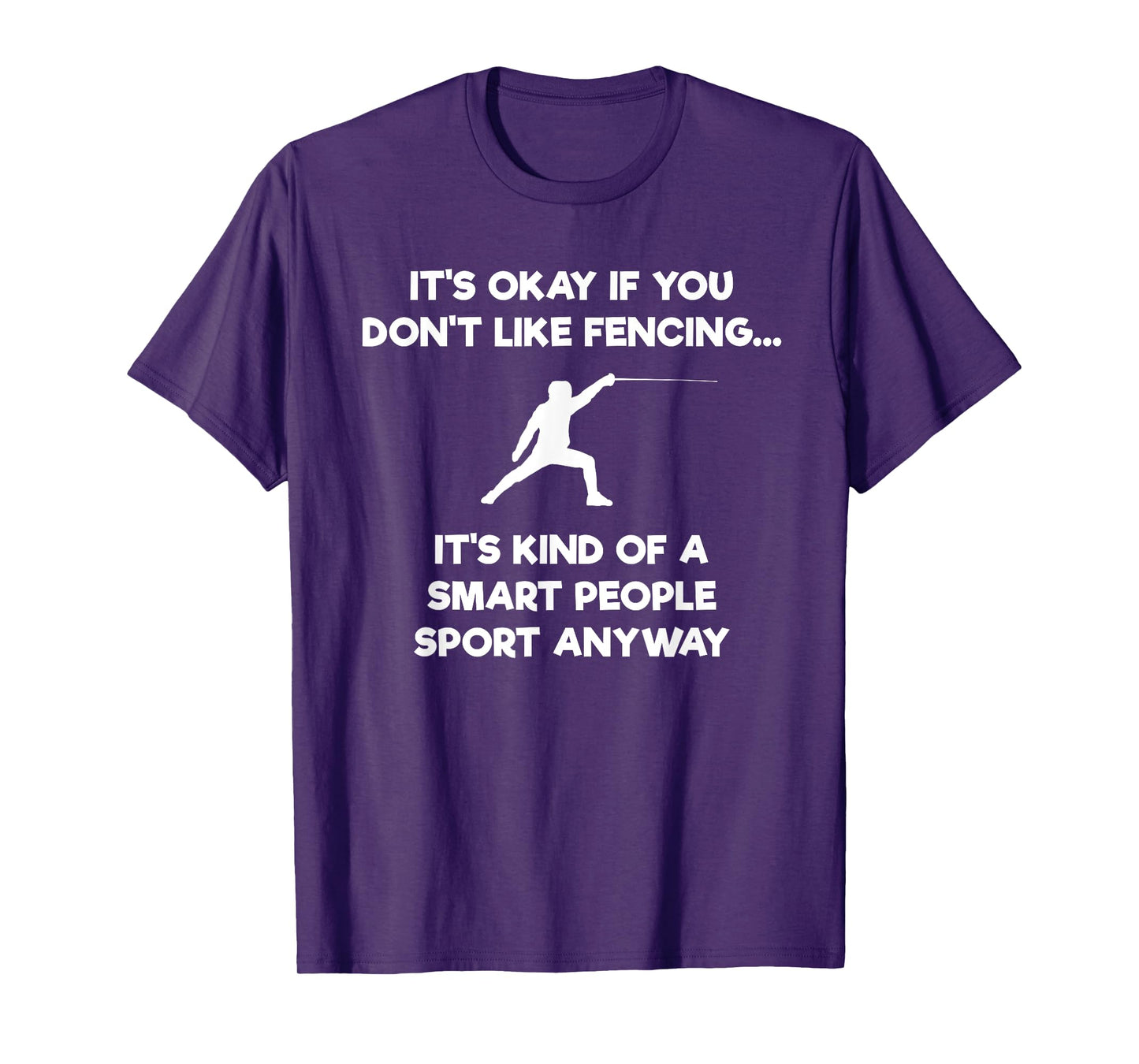 Fencing T-shirt - Funny Fencer Smart People T-Shirt