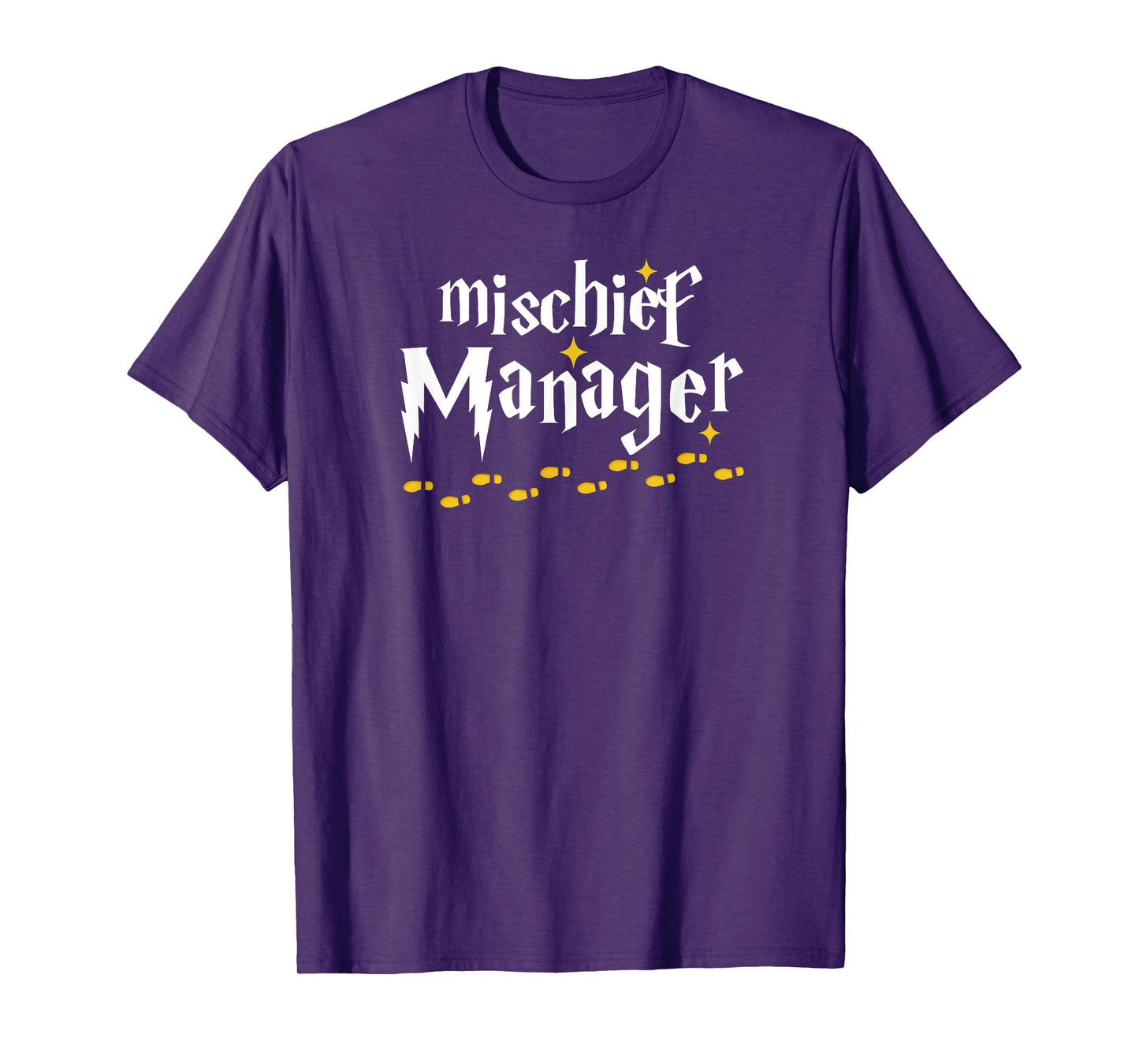 Mischief Manager Funny Teacher Life Mom Dad Retro Vintage T-Shirt