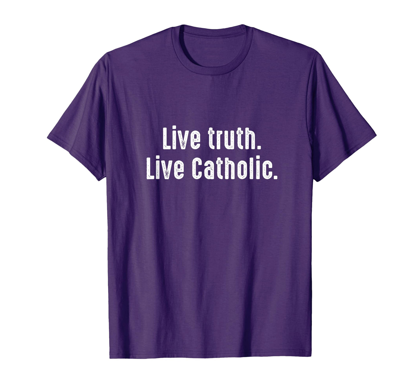 Live Verity Catholic God Bible Church Follower Jesus Gift T-Shirt