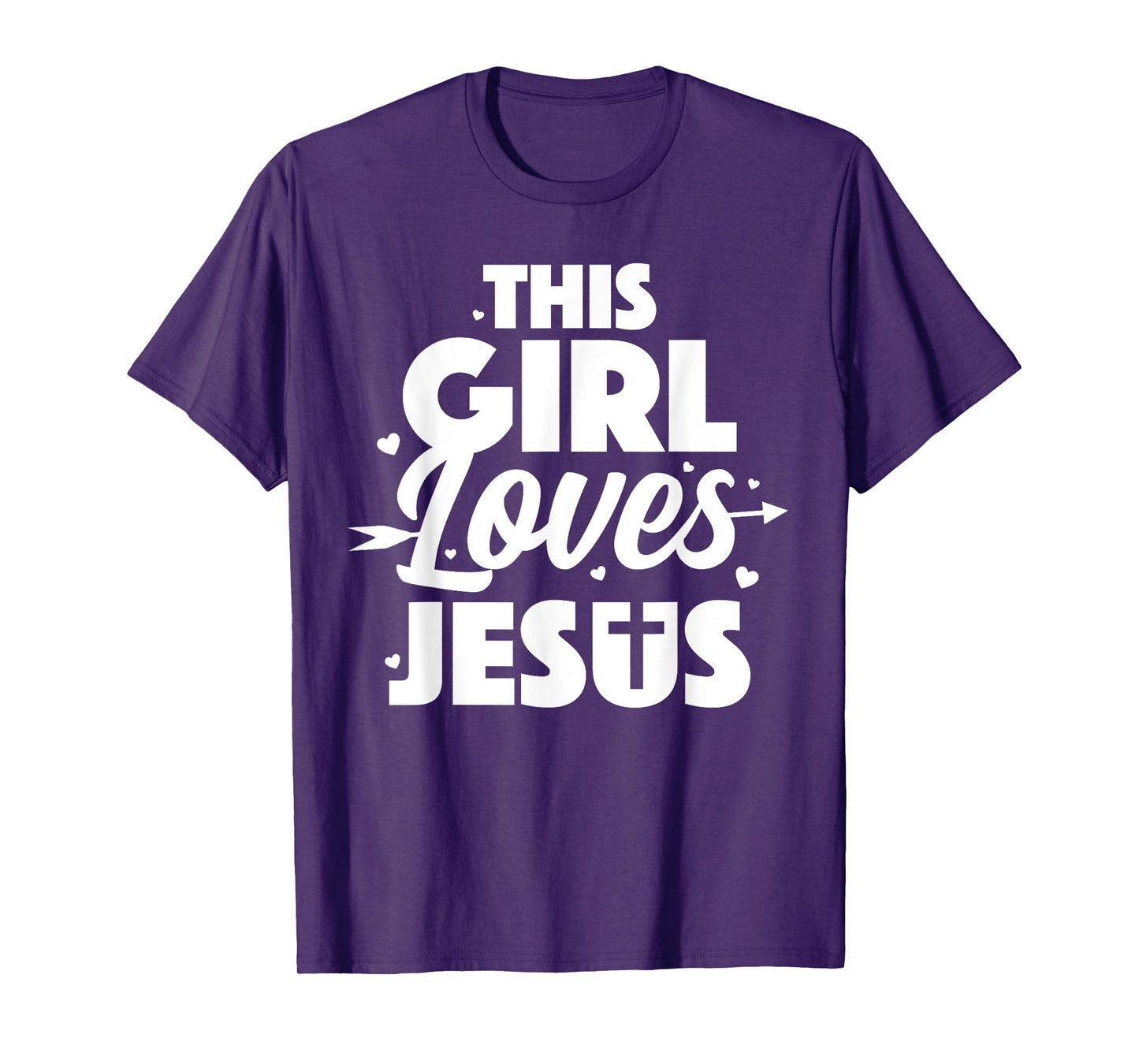 Cool Jesus Art For Girls Women Kids Jesus Christian Lover T-Shirt