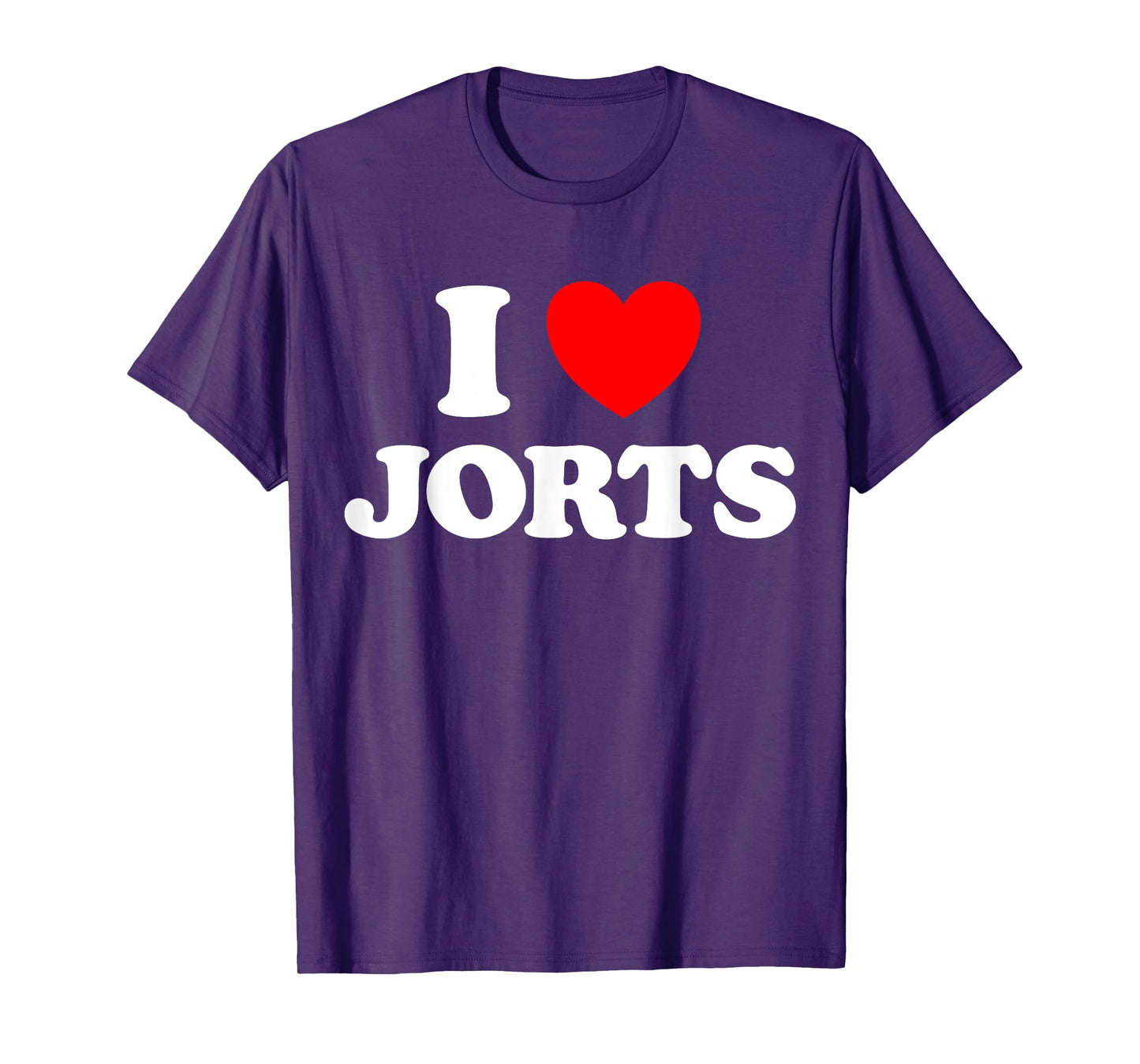 Jorts Funny Fashion Cringe Style Jean Short Pants Love Fan T-Shirt