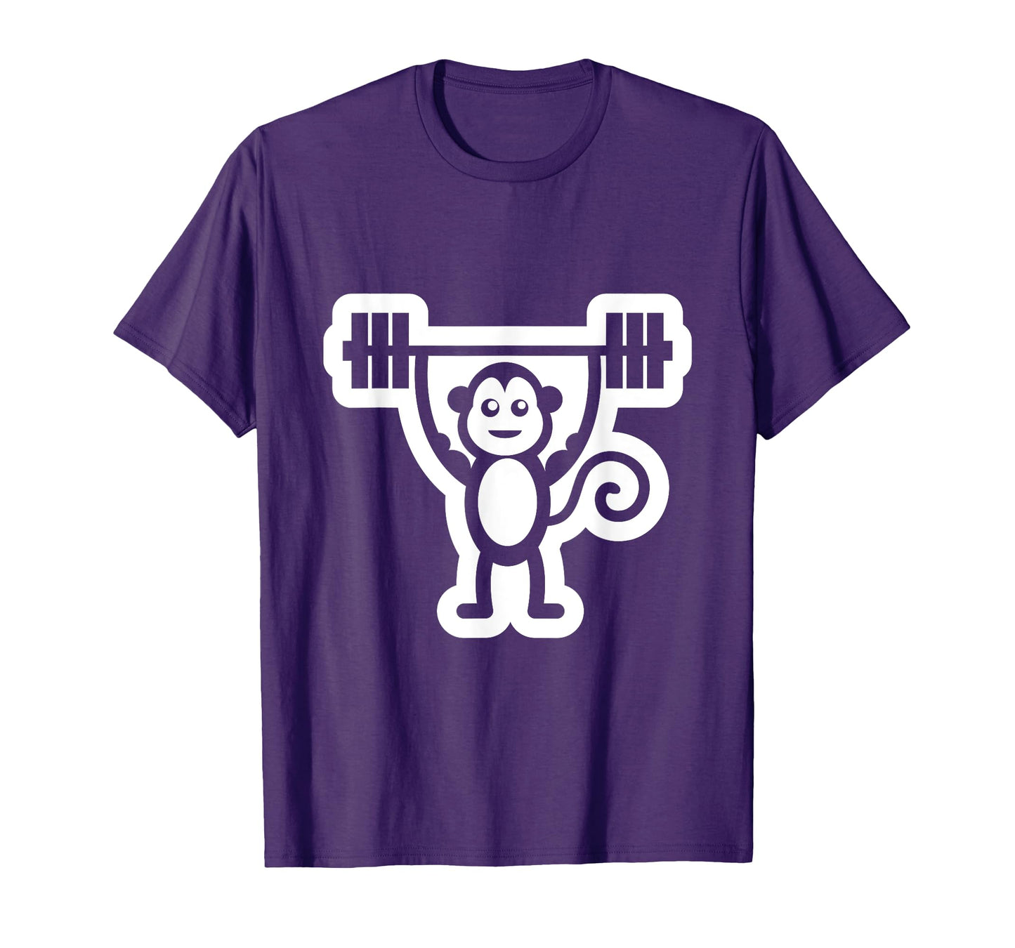 Gym Monkey T-Shirt Weightlifting Muscle Monkey Dead Lifting T-Shirt