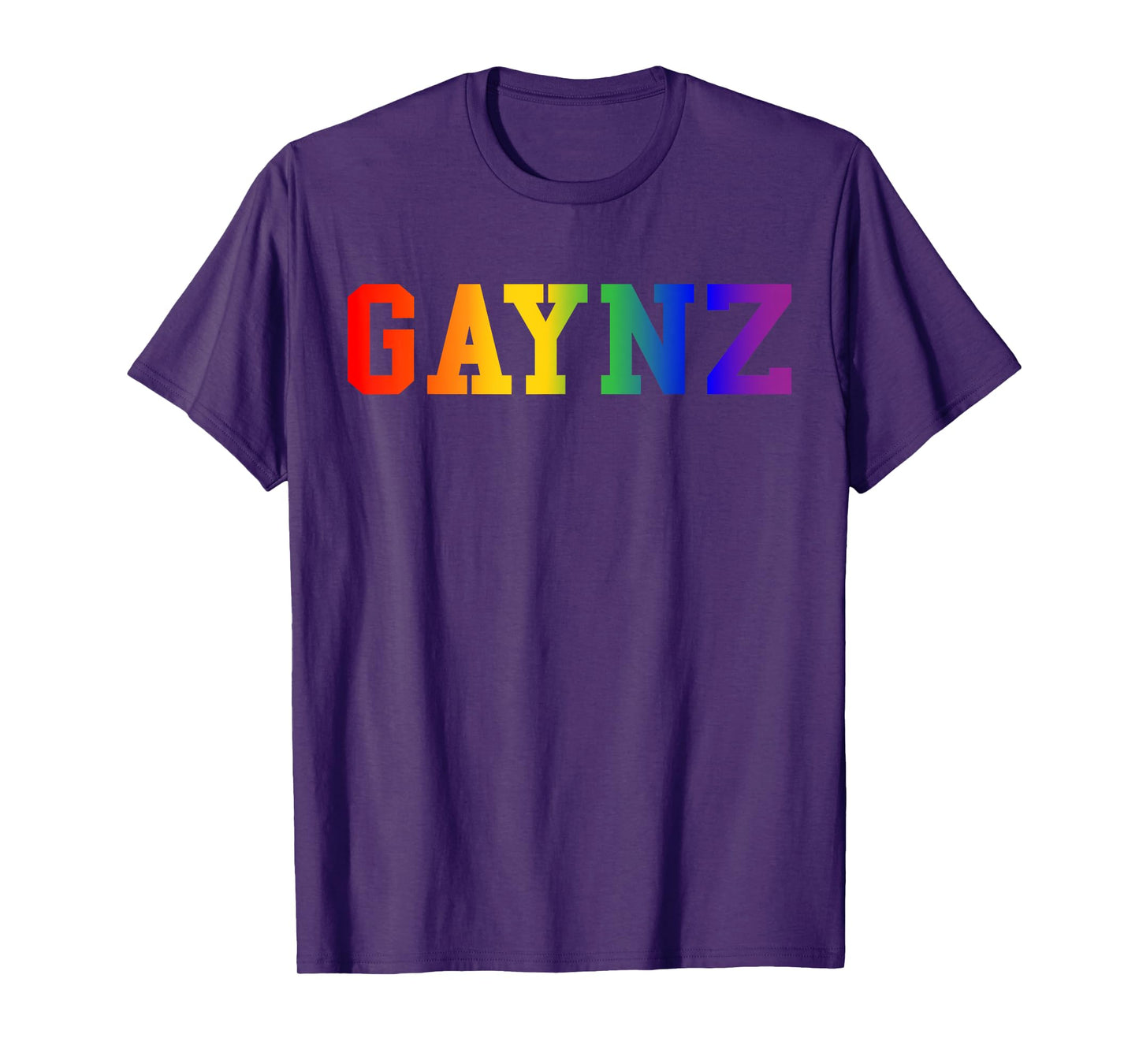 Gaynz Cute Strong Support Pride LGBTQ+ Fitness Gym Lover T-Shirt