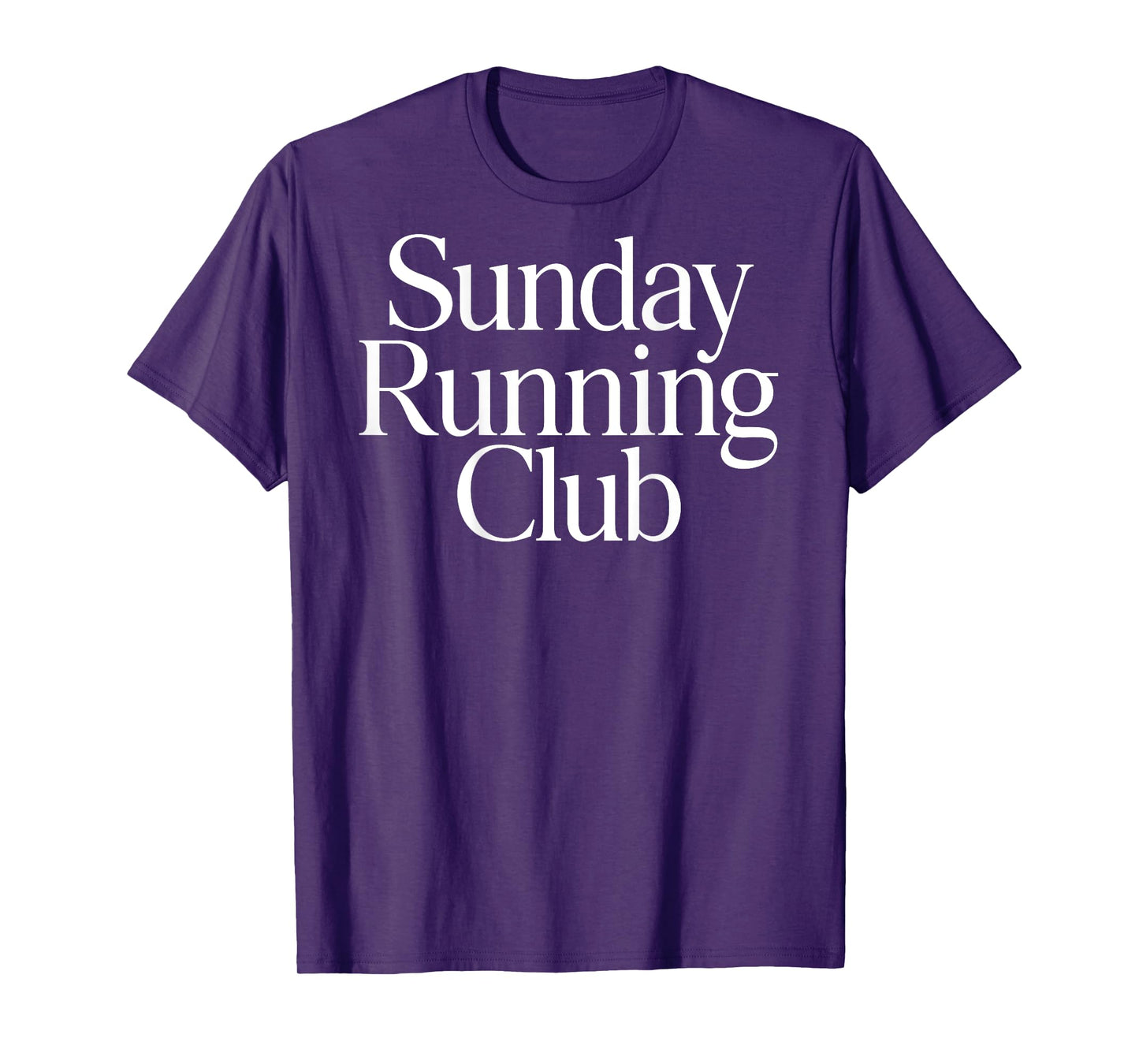 SUNDAY RUNNING CLUB X Jogger Jogging Runner Fitness Gym BACK T-Shirt
