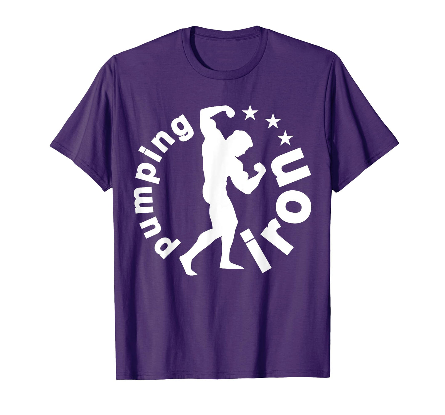 C560 PUMPING IRON T-Shirt Workout Gym Fitness MMA Motivation T-Shirt
