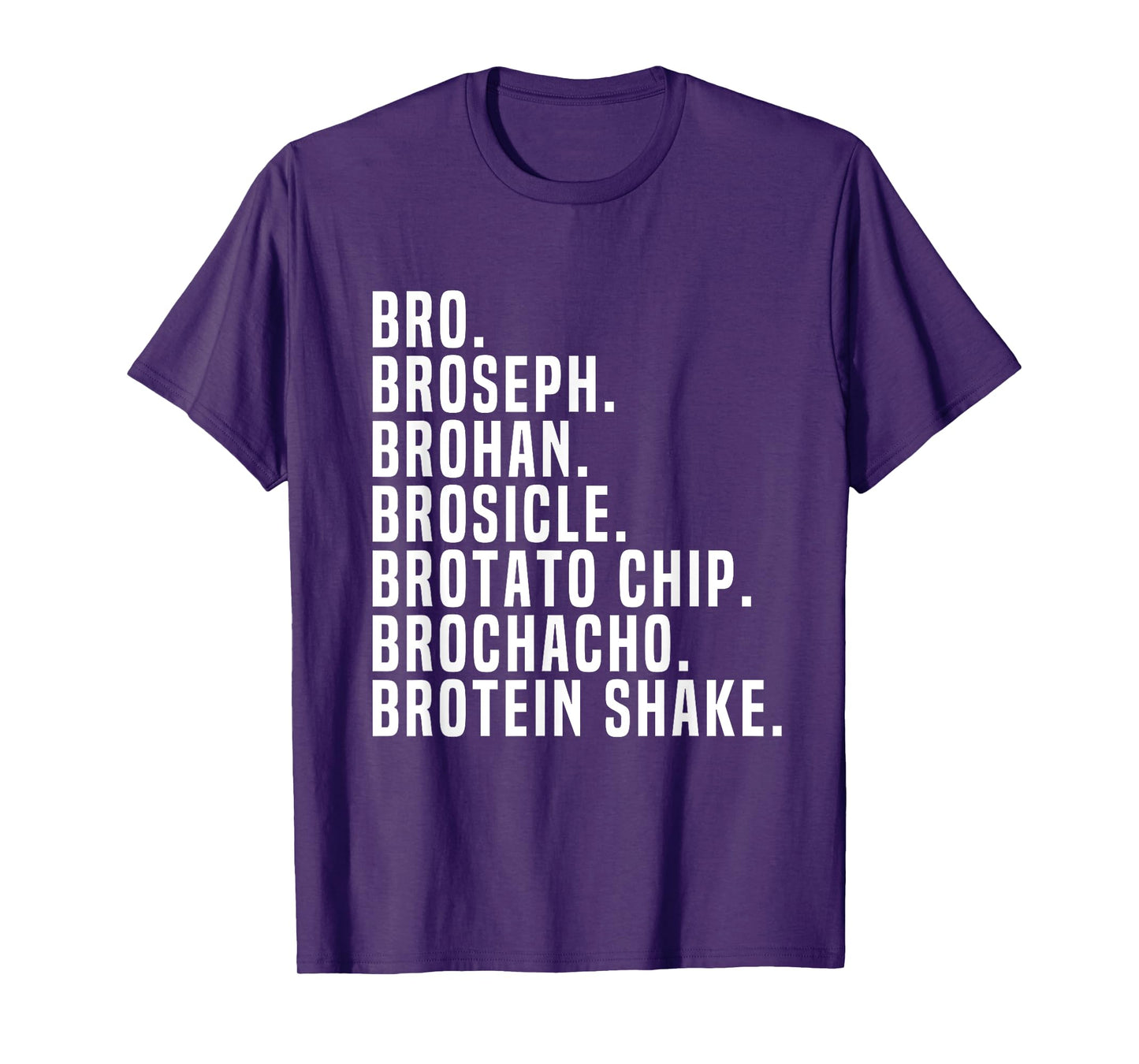Bro Broseph Broham T-Shirt Gym Workout Weightlifting Fitness T-Shirt