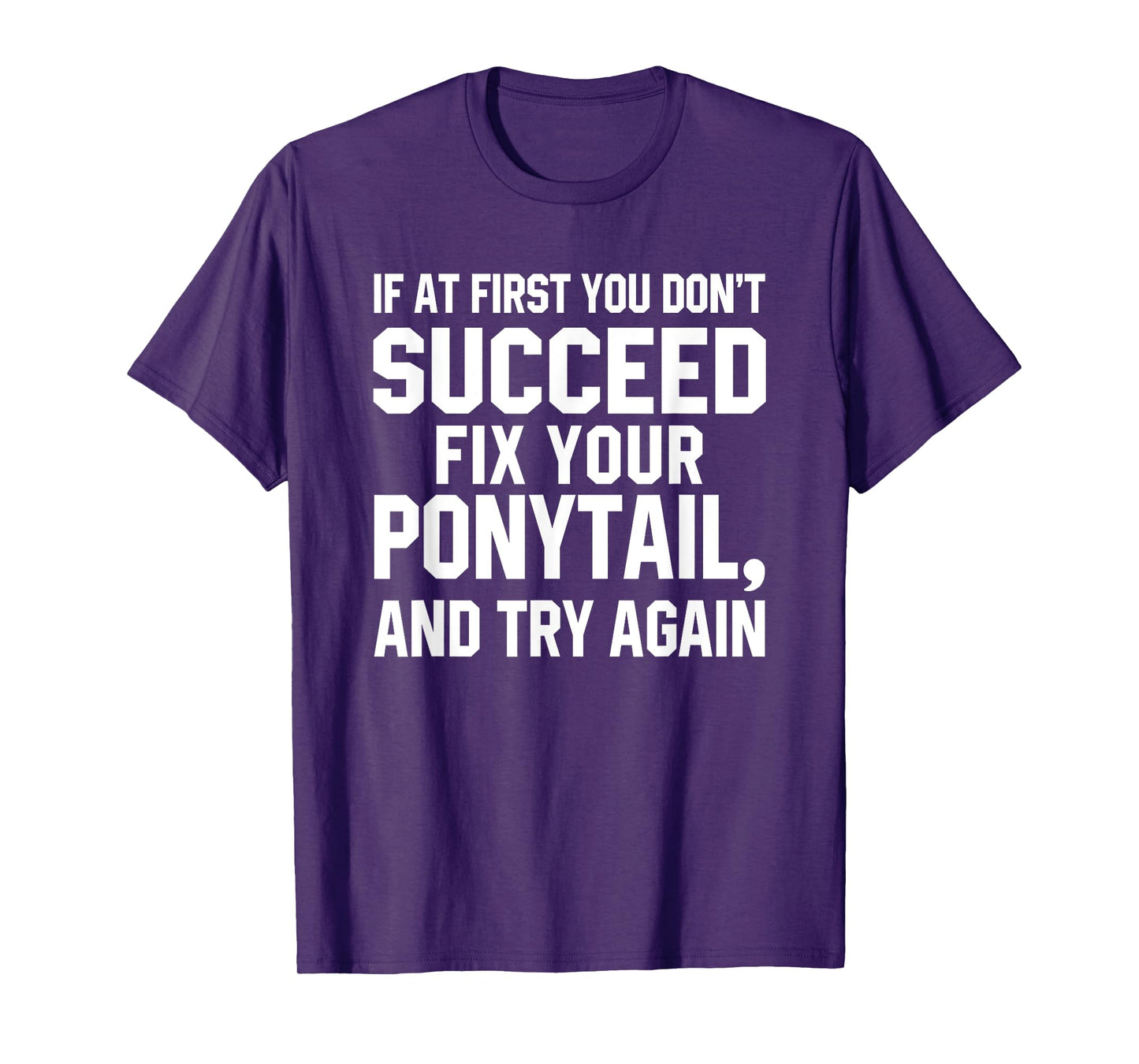 Funny Workout Fix Your Ponytail Saying Fitness Burpees Gym T-Shirt