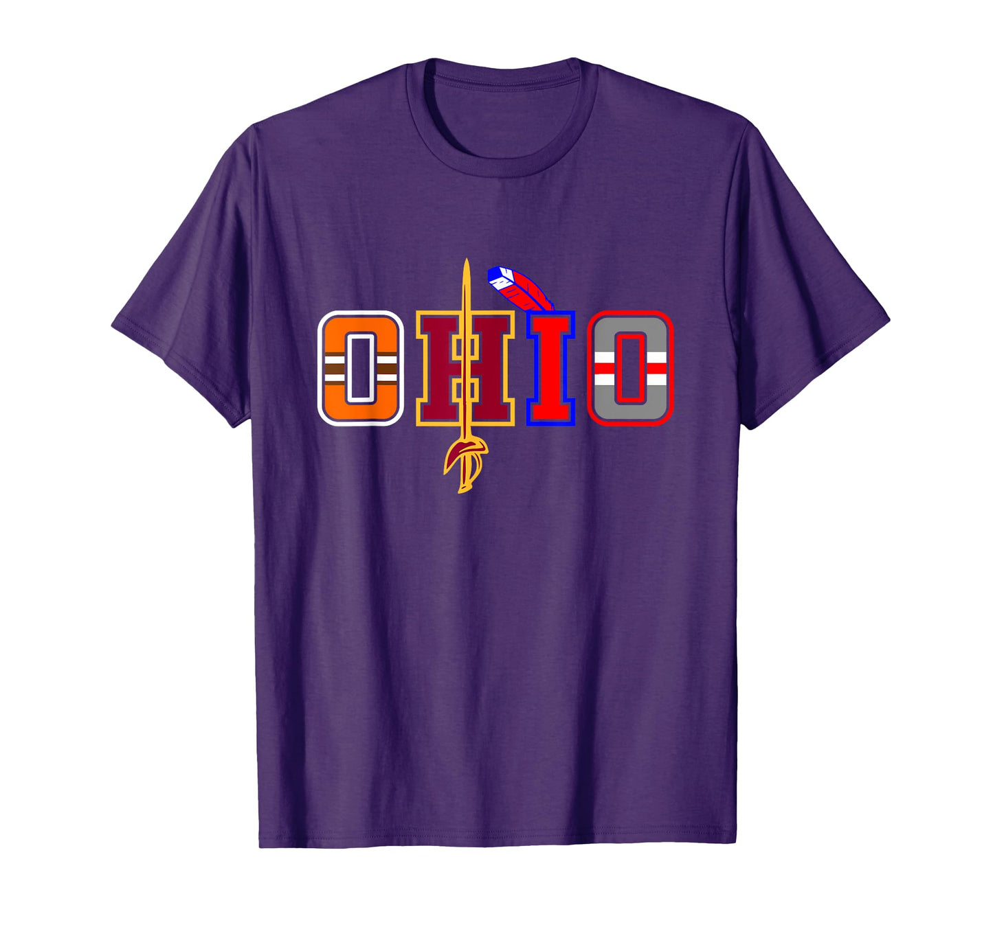 Ohio Gifts and Apparel Tees - DressedForDuty Ohio Apparel Unisex-Adults, Kids T-Shirt Black Short Sleeve Modern Classic T-Shirt