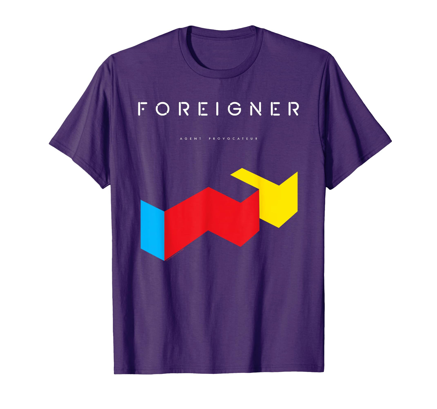 Foreigner Agent Provocateur Album Cover Vintage Band T-Shirt