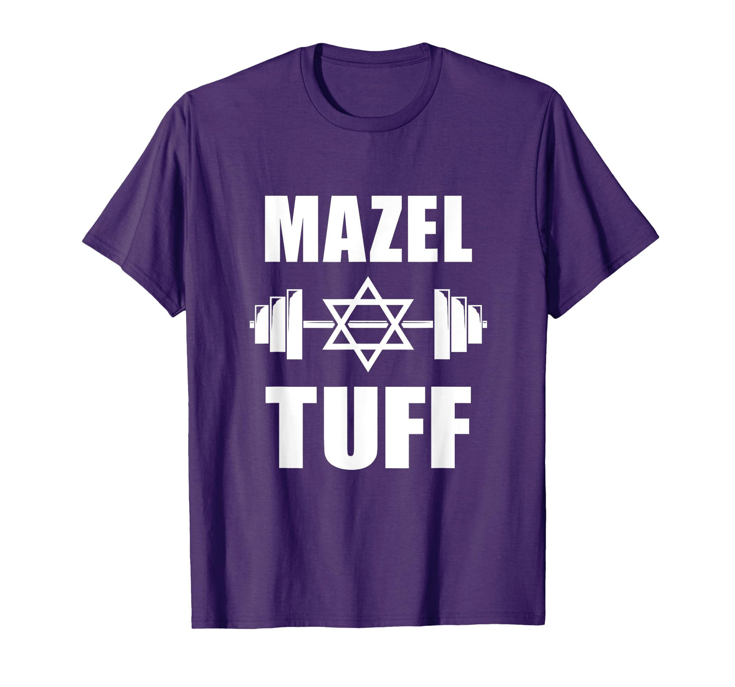 Mazel Tuff Funny Jewish Workout T-Shirt