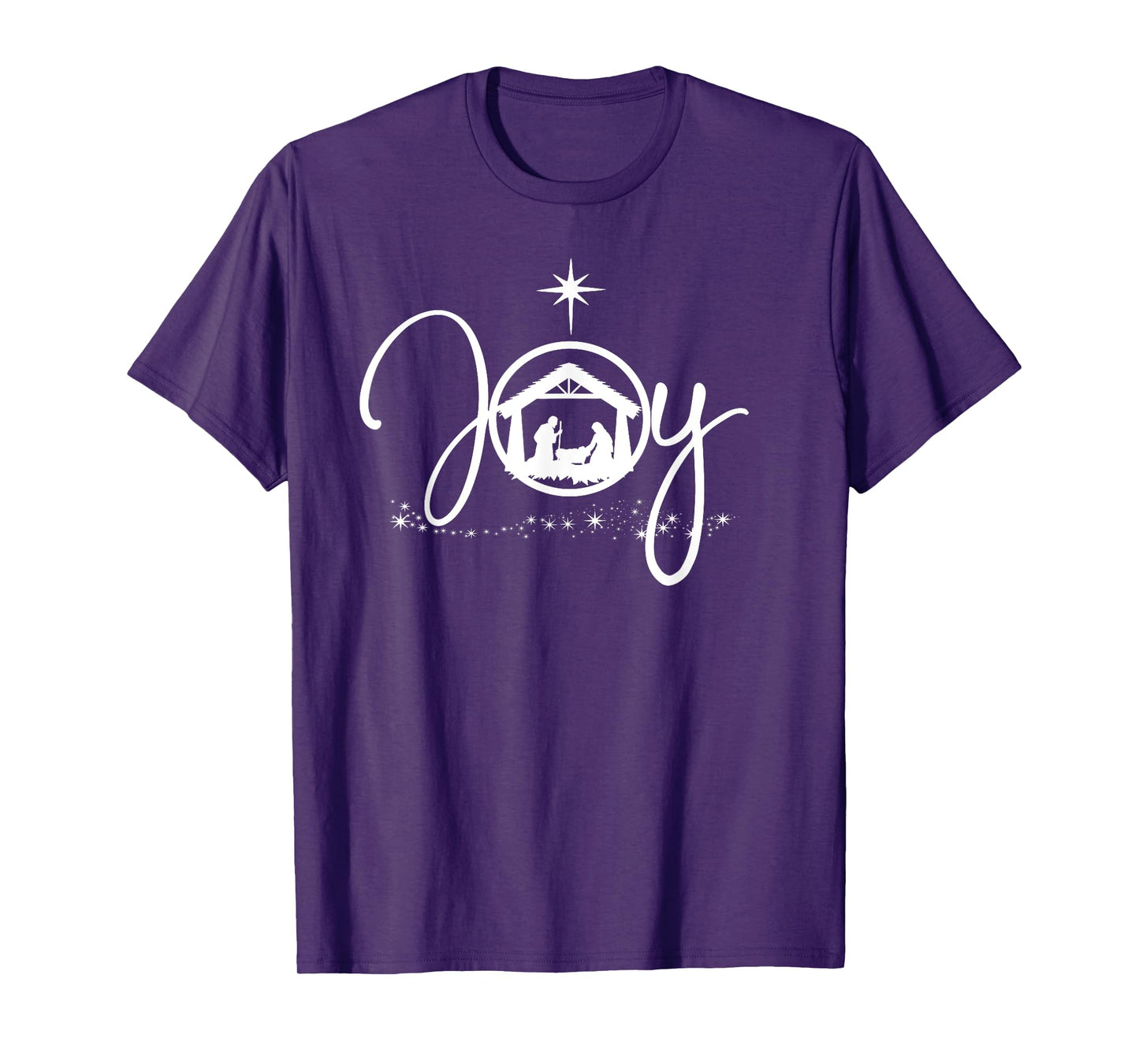 Christian Christmas Joy Jesus Nativity Scene Faith Gift,Short Sleeve T-Shirt