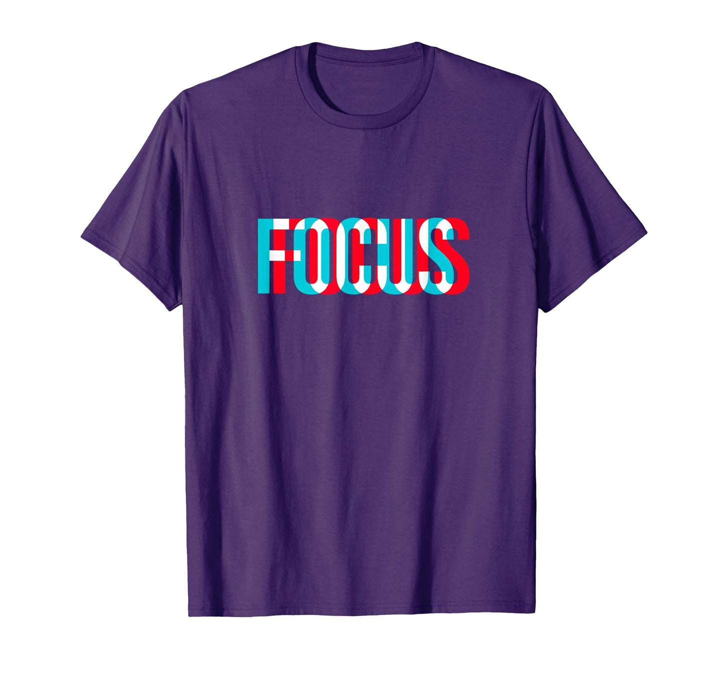 Focus Motivational Optical Illusion T-Shirt