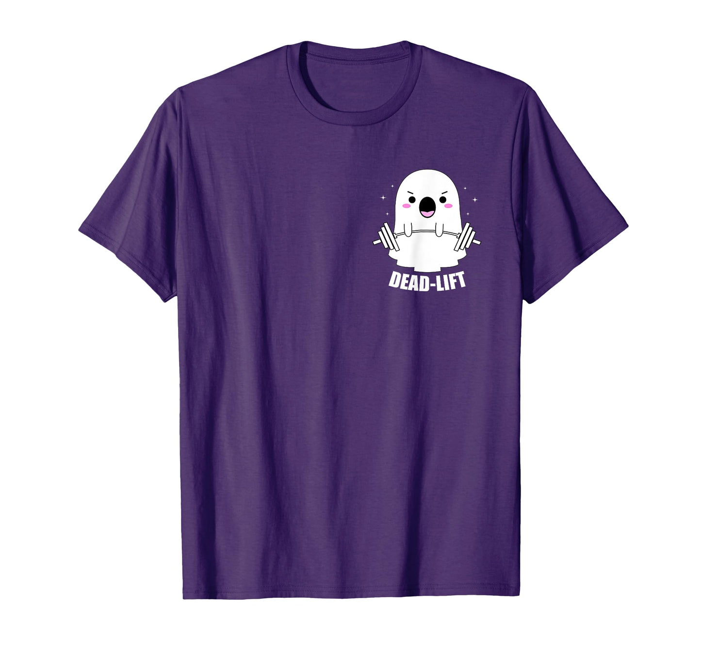 Dead Lift Ghost Halloween, Funny Ghost Gym Fitness Workout T-Shirt