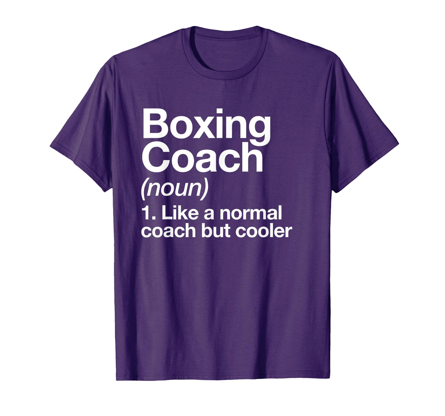 Boxing Coach Funny Sports Definition Trainer Martial Arts T-Shirt