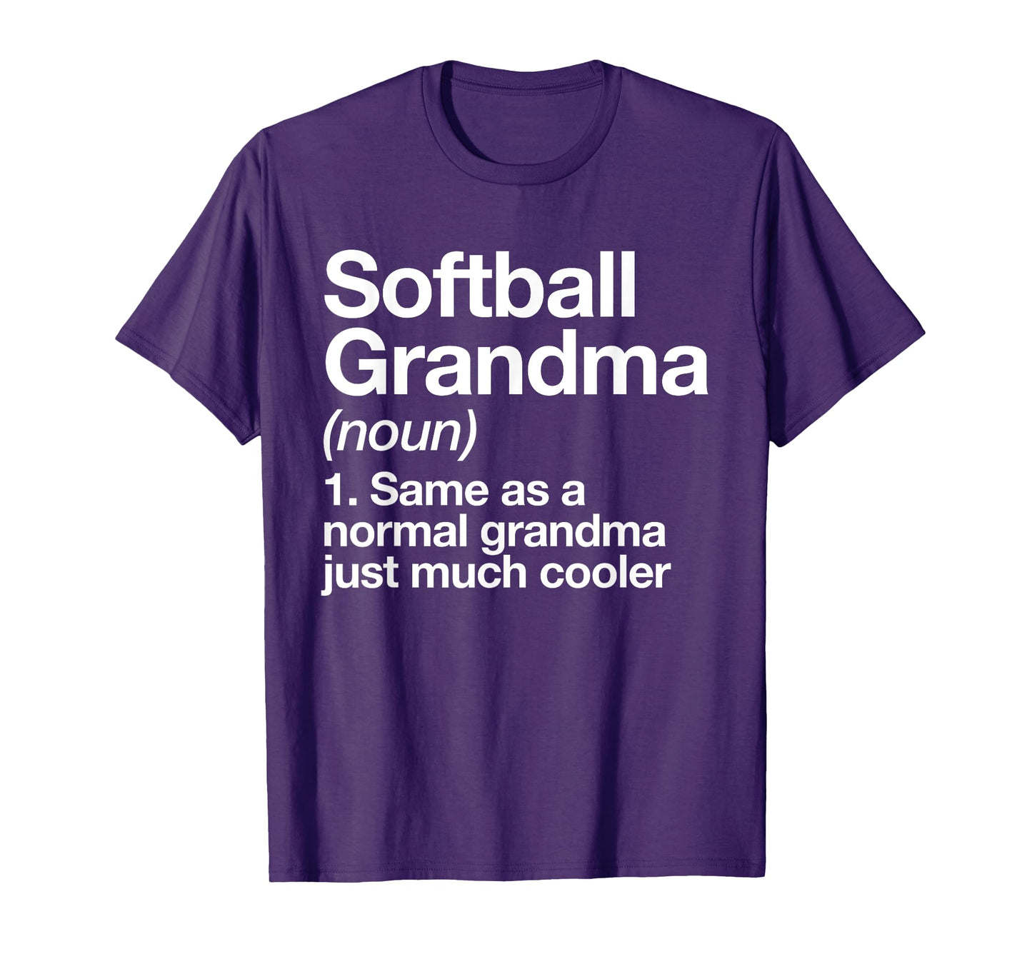 Softball Grandma Definition Funny Sports T-Shirt