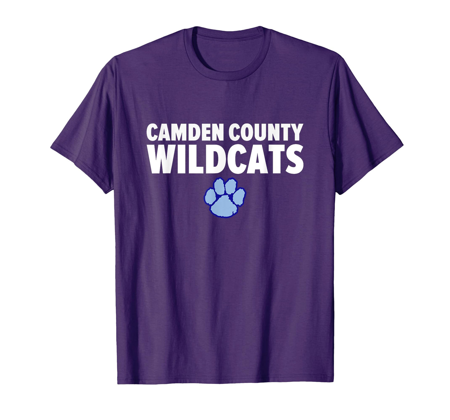 Camden County Wildcats Logo Bold HS T-Shirt