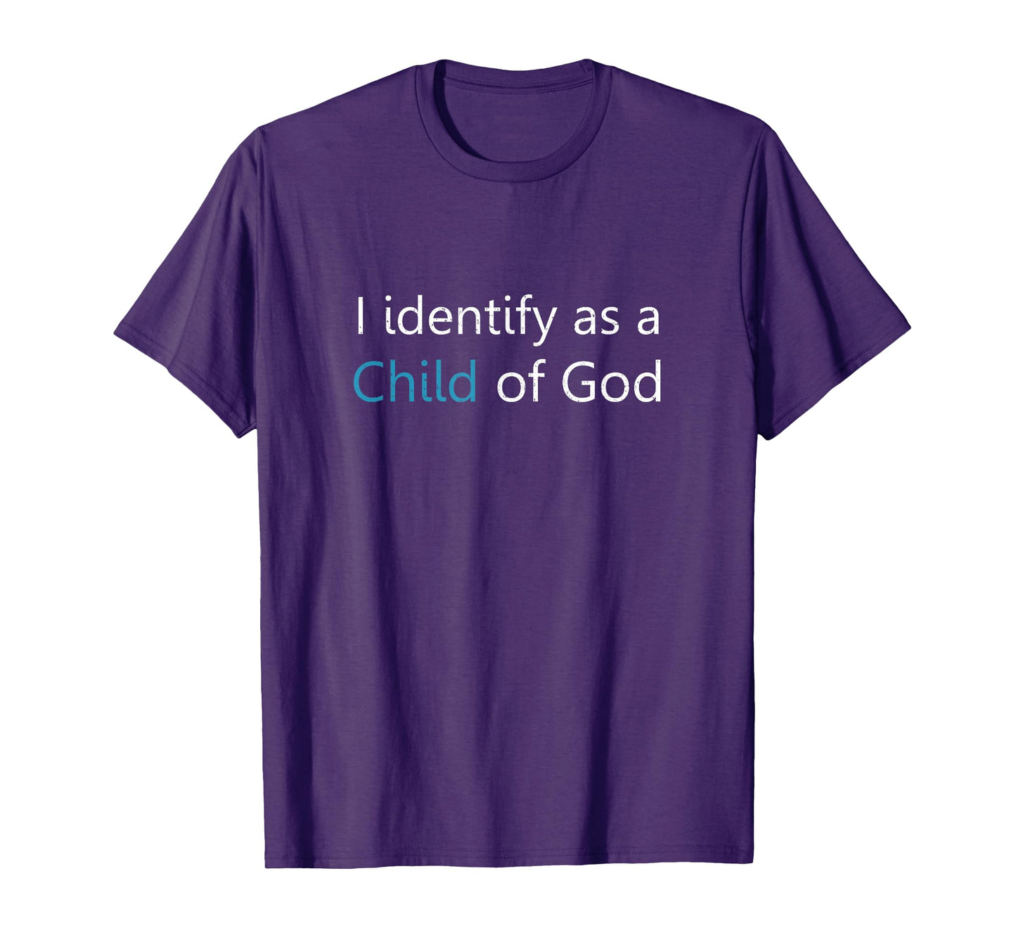 Christian I Identify As A Child of God John 1:12 Vintage T-Shirt