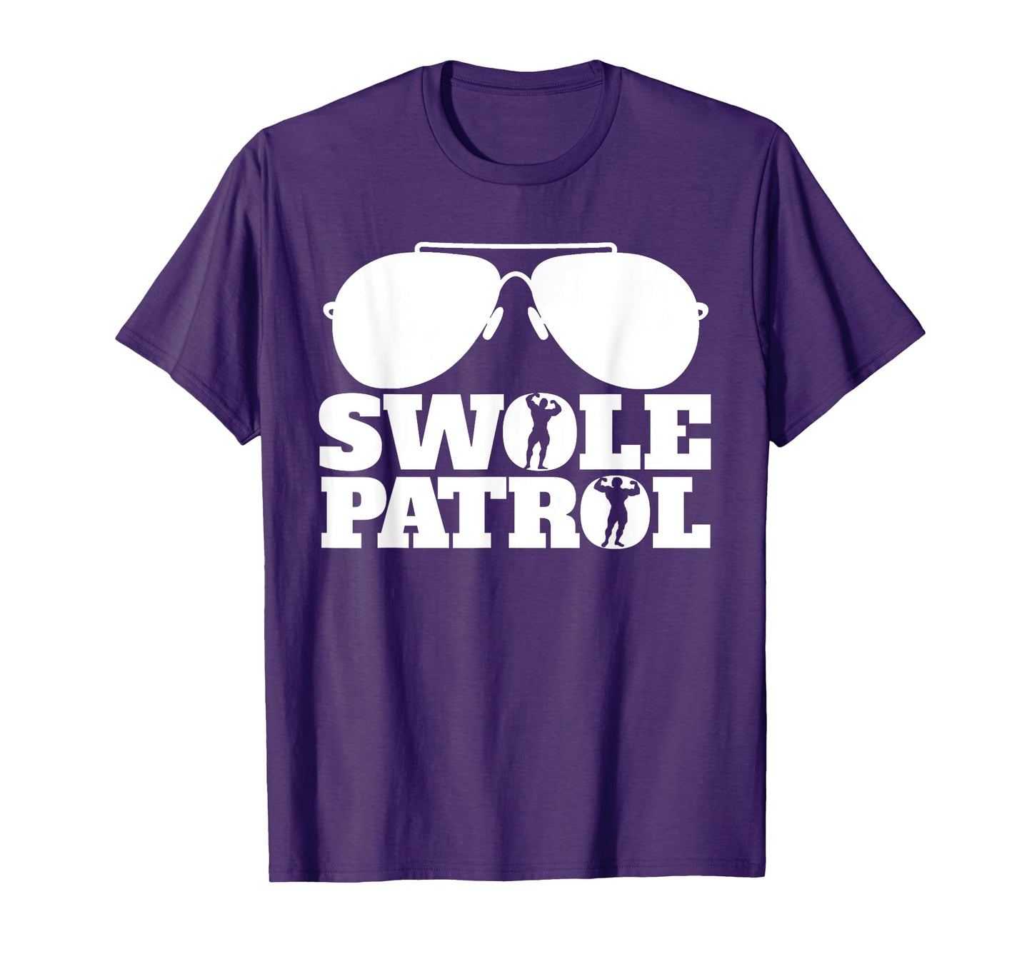 Swole Patrol funny weightlifting and bodybuilding gym T-Shirt