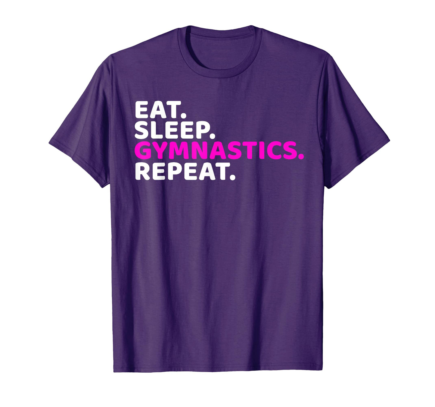 Top Funny Boys/Girl Eat Sleep Gymnastics Repeat Gift T-Shirt T-Shirt