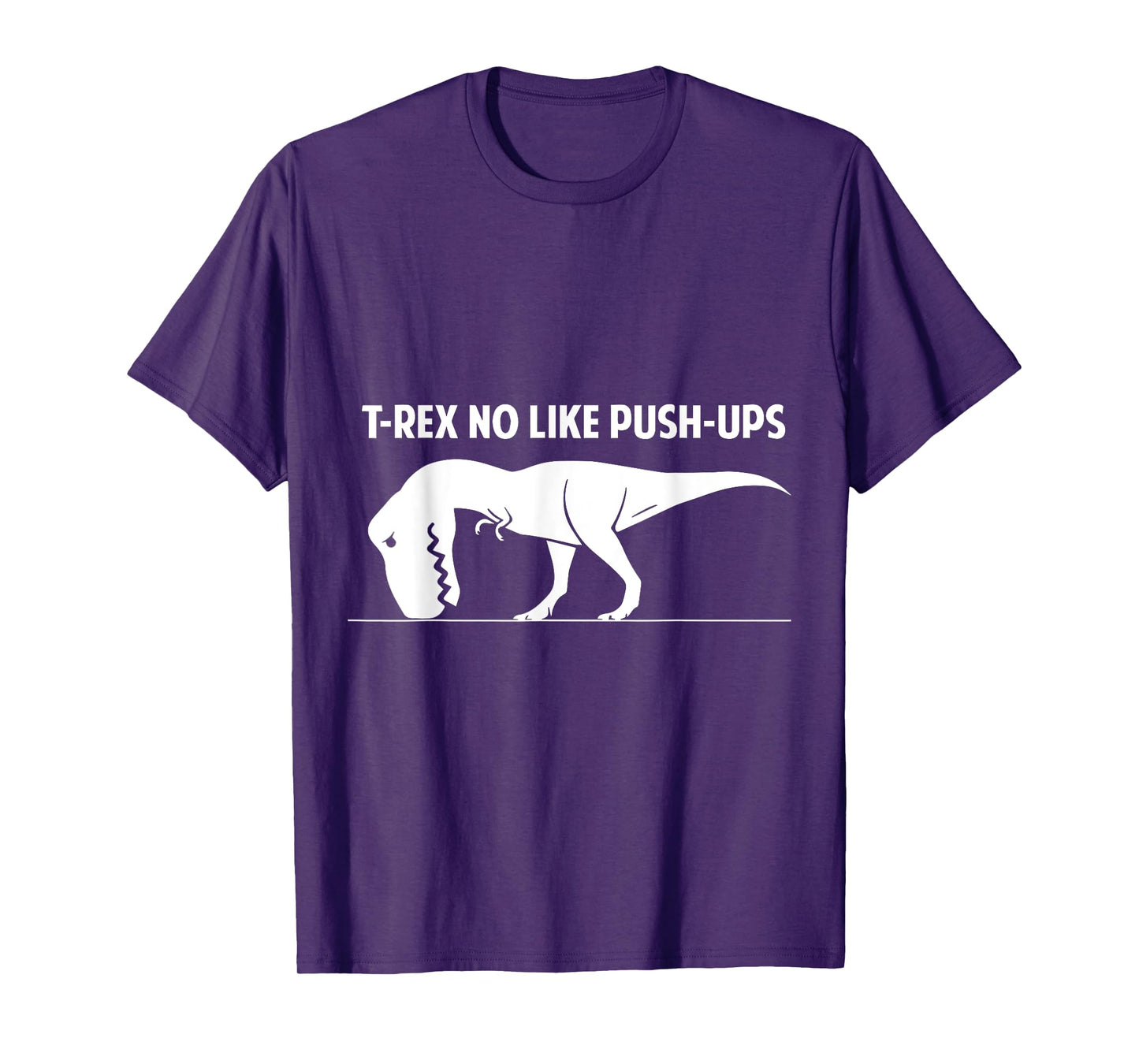 T-Rex No Like Push-Ups T Shirt Funny Gym Workout Dino Gift T-Shirt