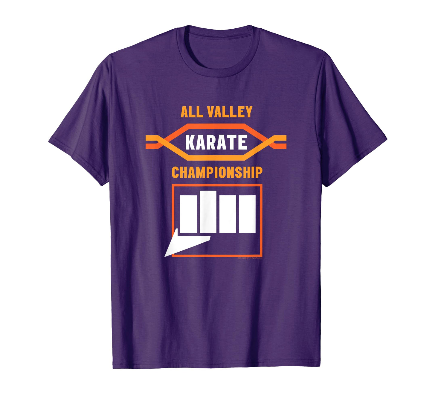 Cobra Kai All Valley Logo and Fist T-Shirt