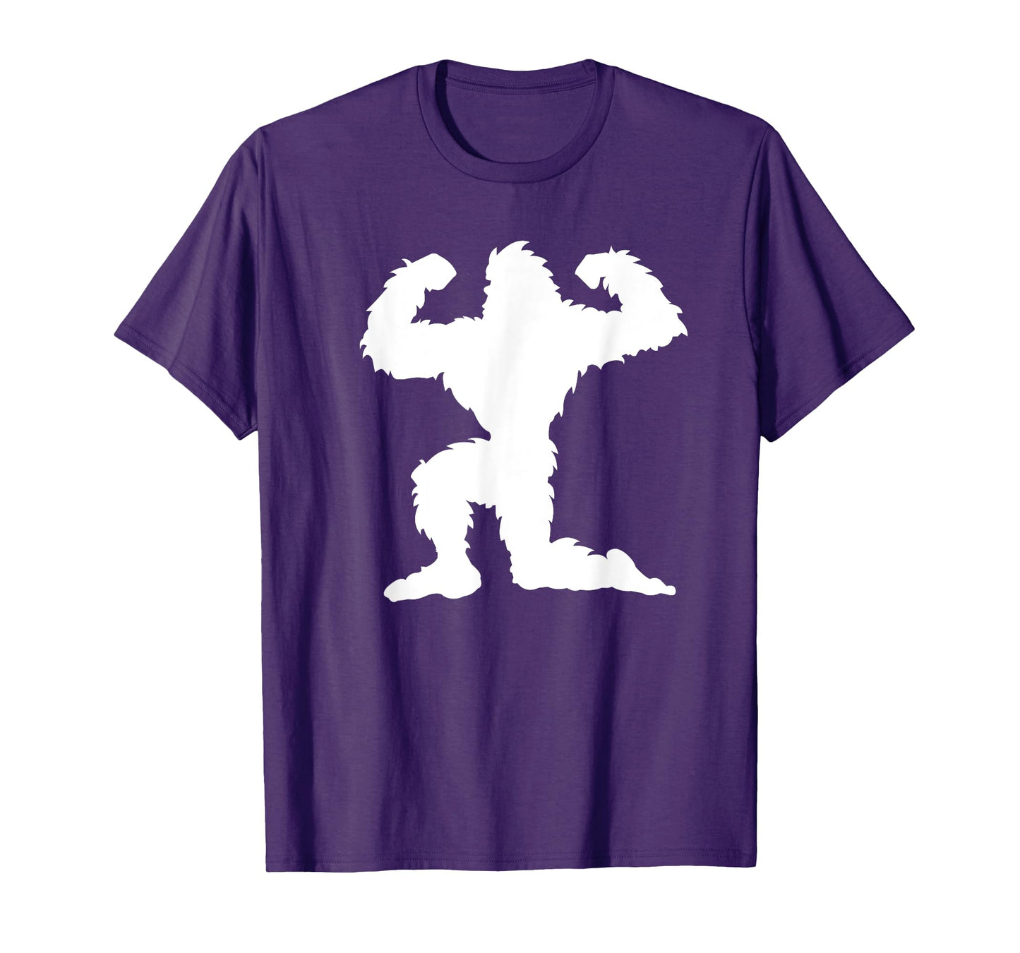 Funny Bodybuilding Bigfoot Bodybuilder Weightlifting Fitness T-Shirt