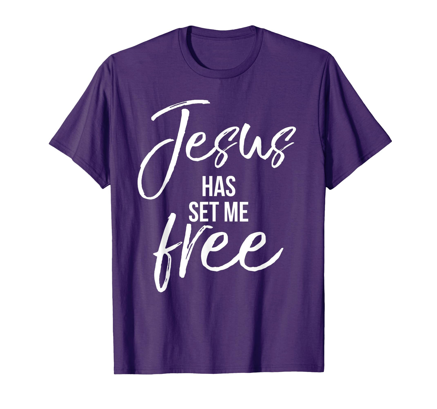 Jesus Has Set Me Free Shirt Cool Vintage Christian T-Shirt T-Shirt